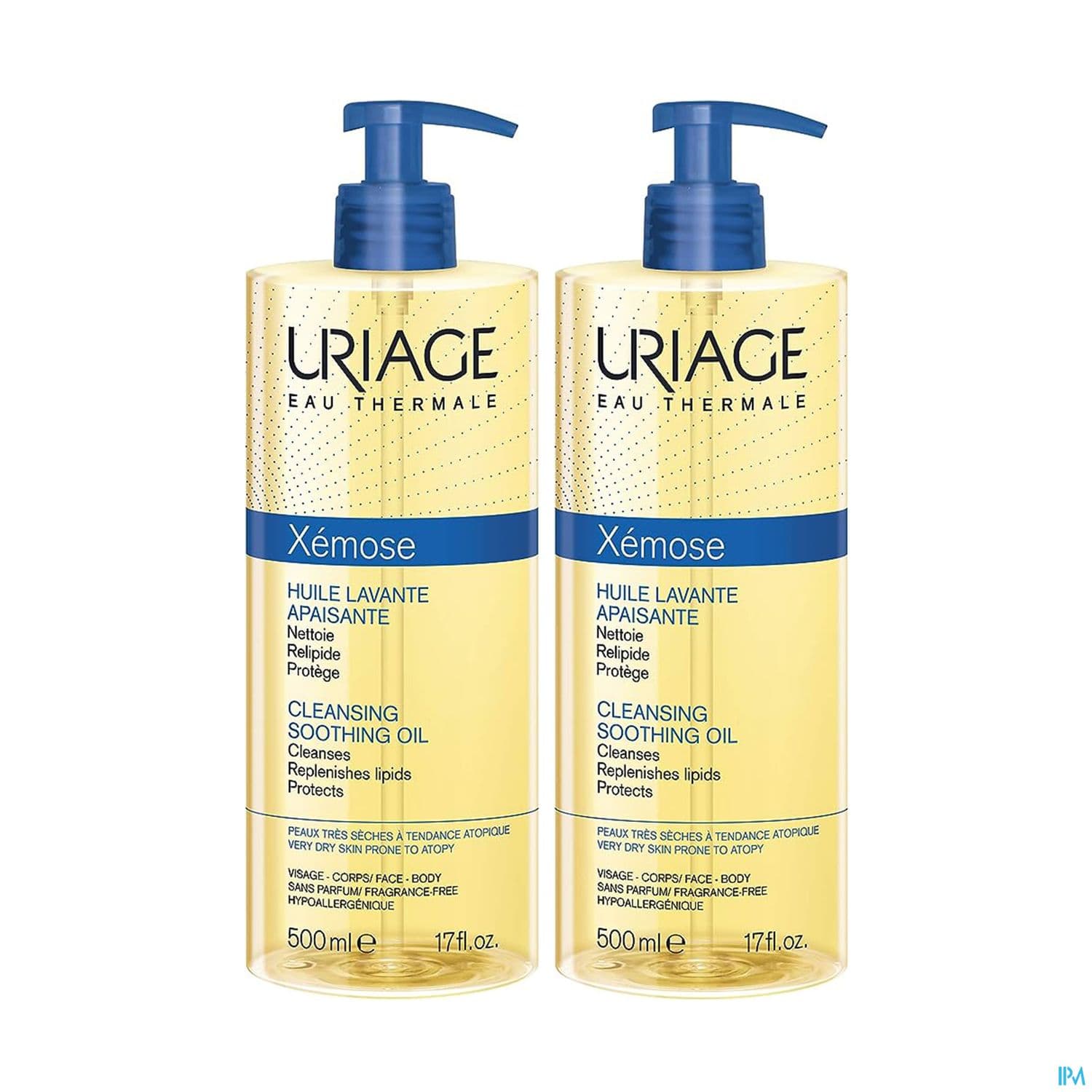 URIAGE XEMOSE HLE LAV 500MLX2 — Grande Pharmacie des Halles Pharma