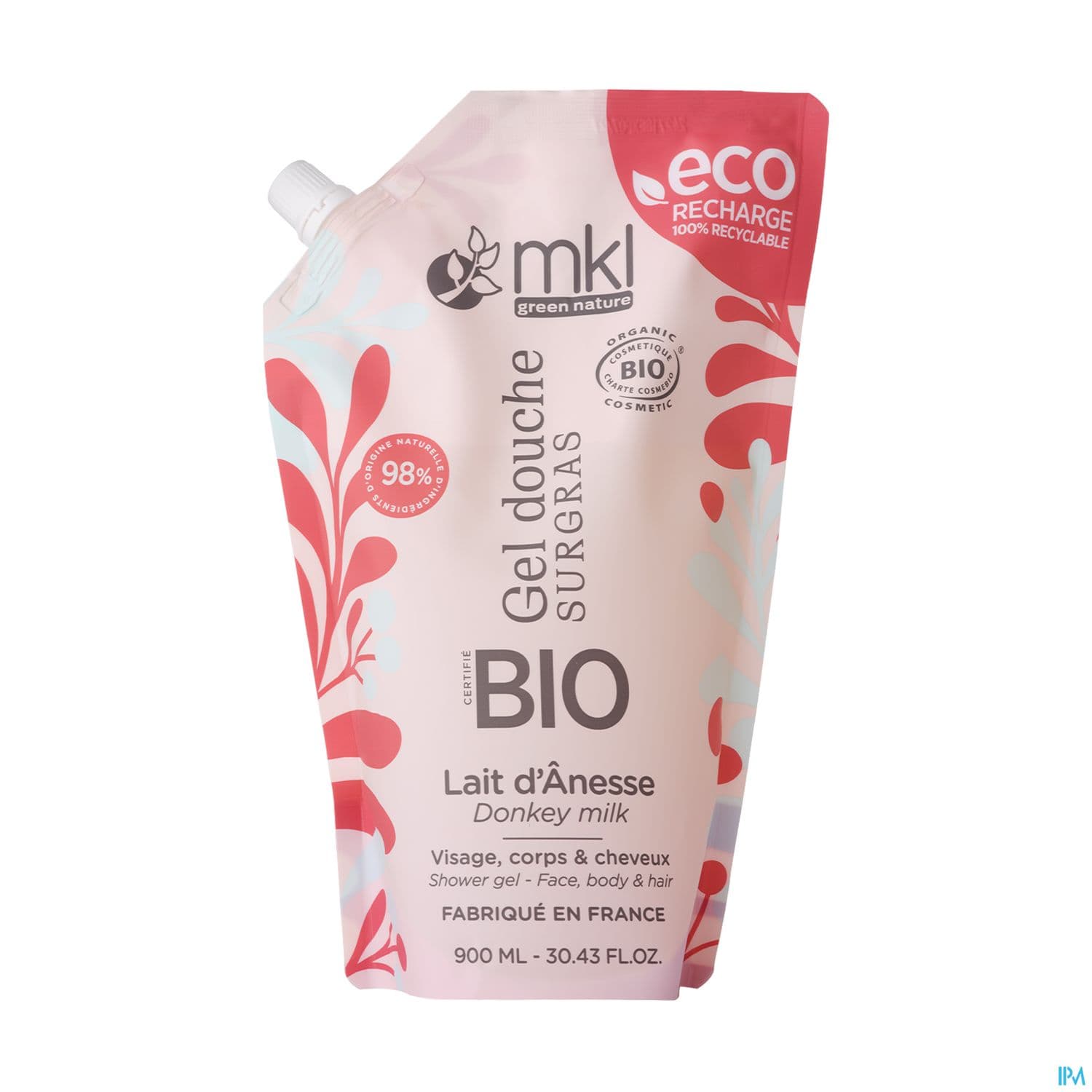MKL GEL DCH LAIT ANESSE BIO 900ML — Grande Pharmacie de la Rode