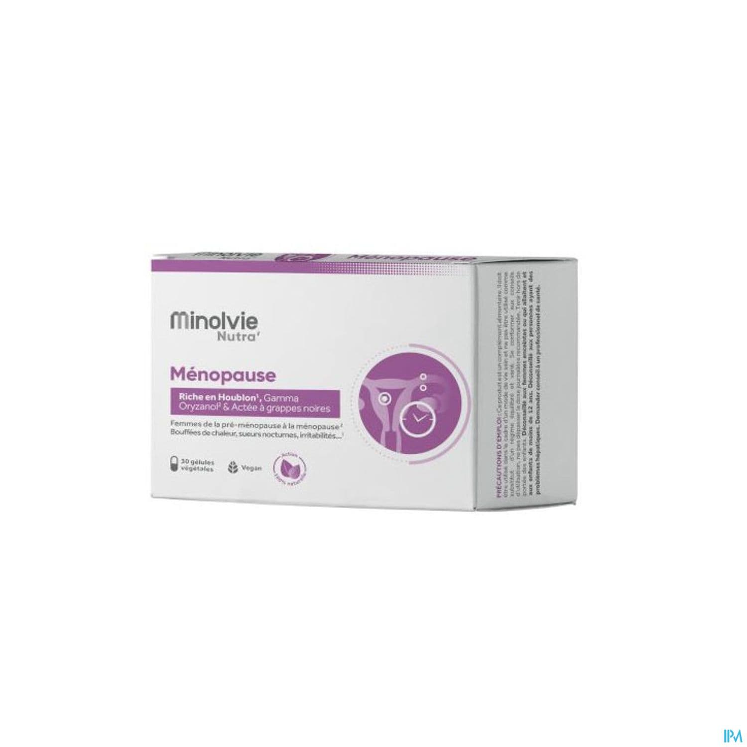 Minolvie Nutra Menopause Gelule 30 — Pharmacie Lafayette Daloy