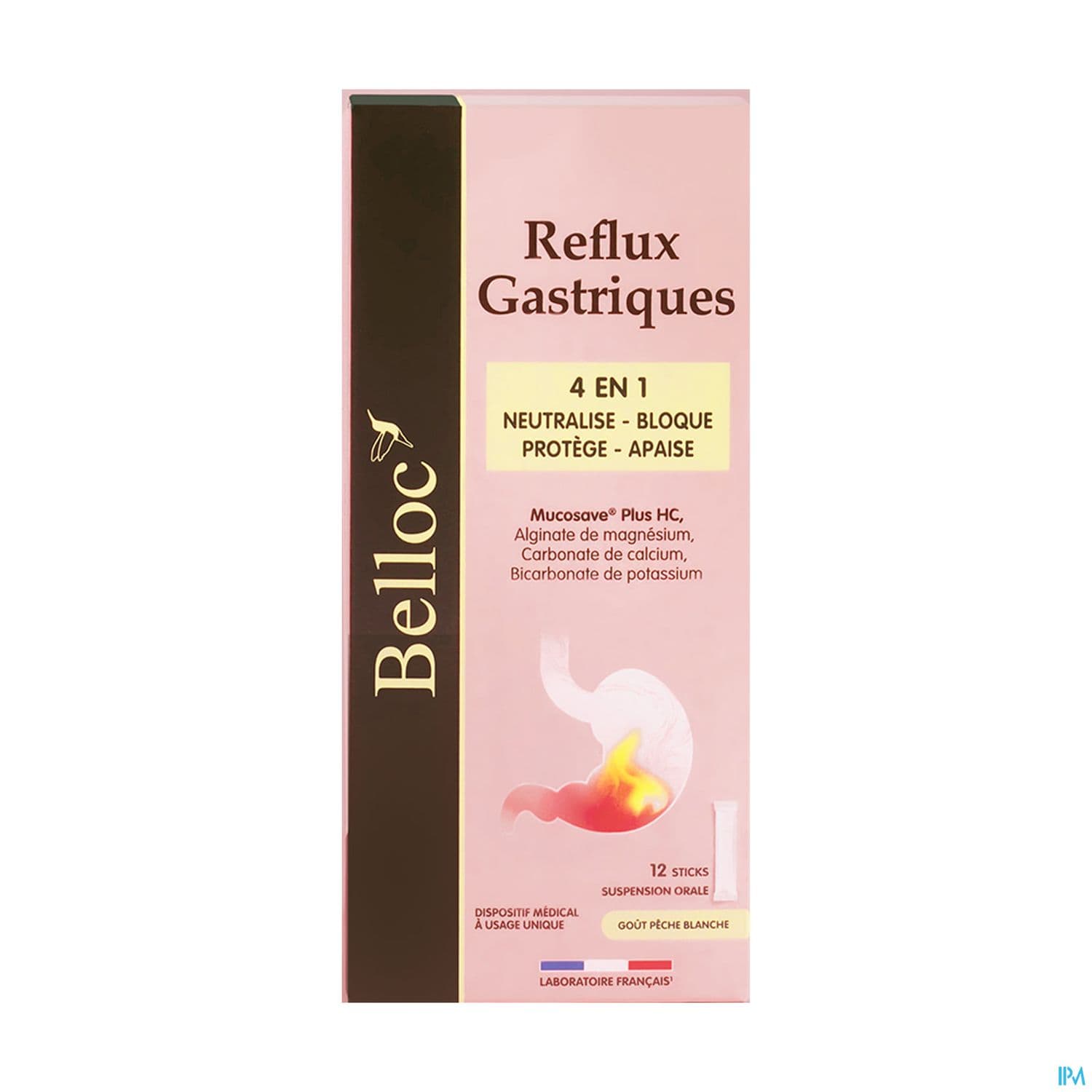 BELLOC REFLUX GASTRIQ STICK 12