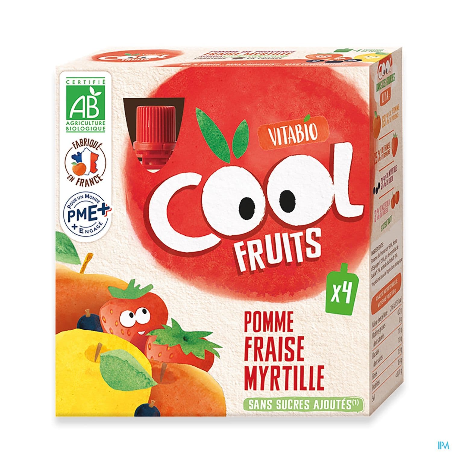 VITABIO COOL POM/FRAIS/MYRT 4X90G — Pharmacie Apothical Nanterre Université