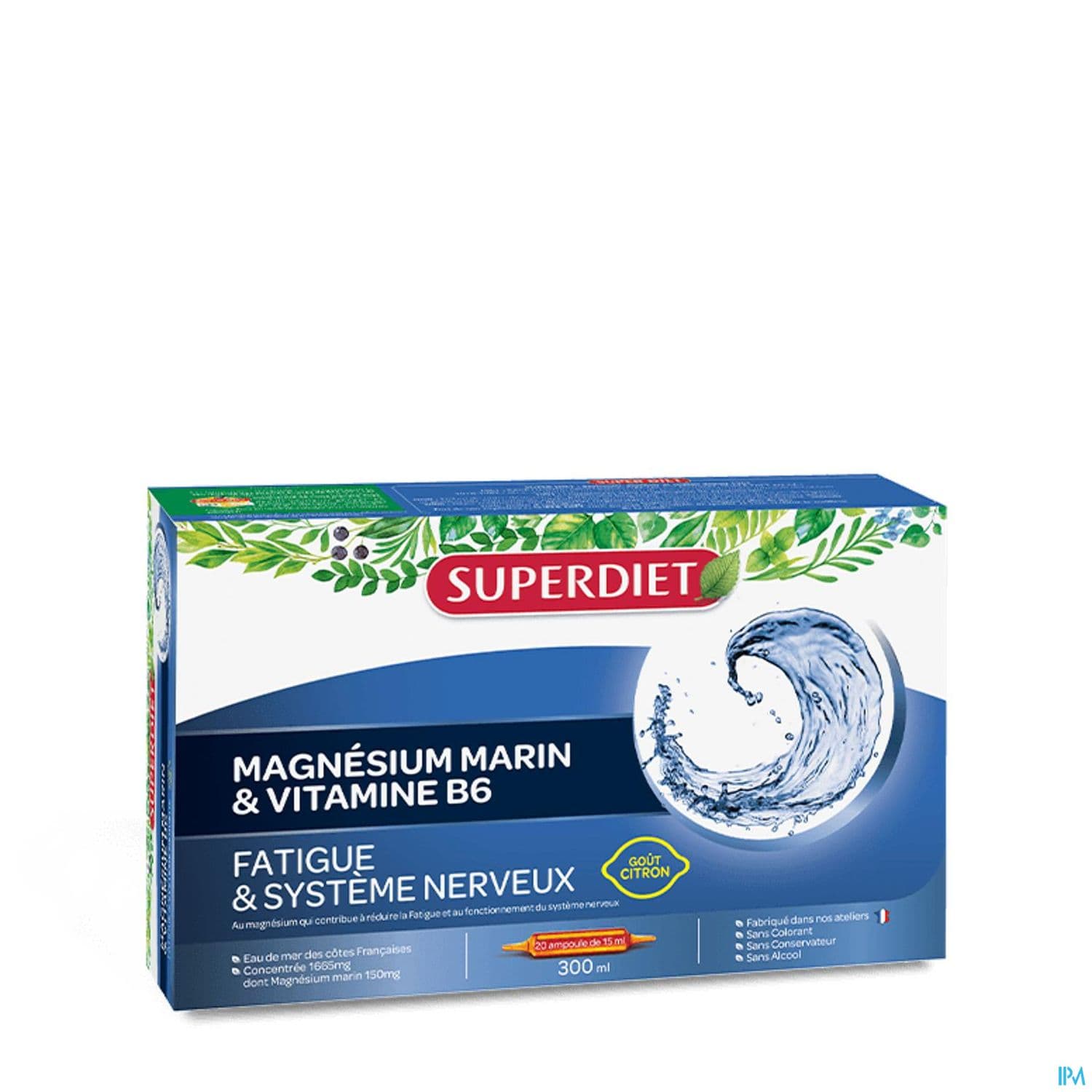 SUPERDIET MAGNESIUM MARIN B6 AMP20 — Pharmacie Monge