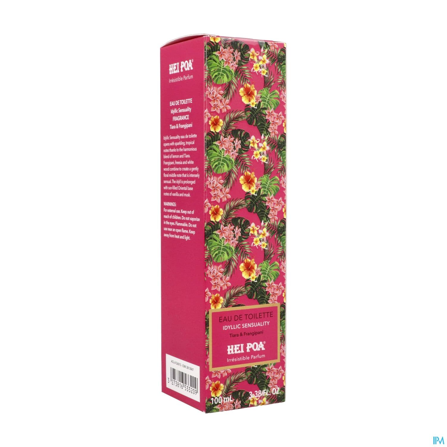 Hei Poa Eau De Toilette Sensualite Idylique Spray 100ml — Pharmacie Lafayette de Douai