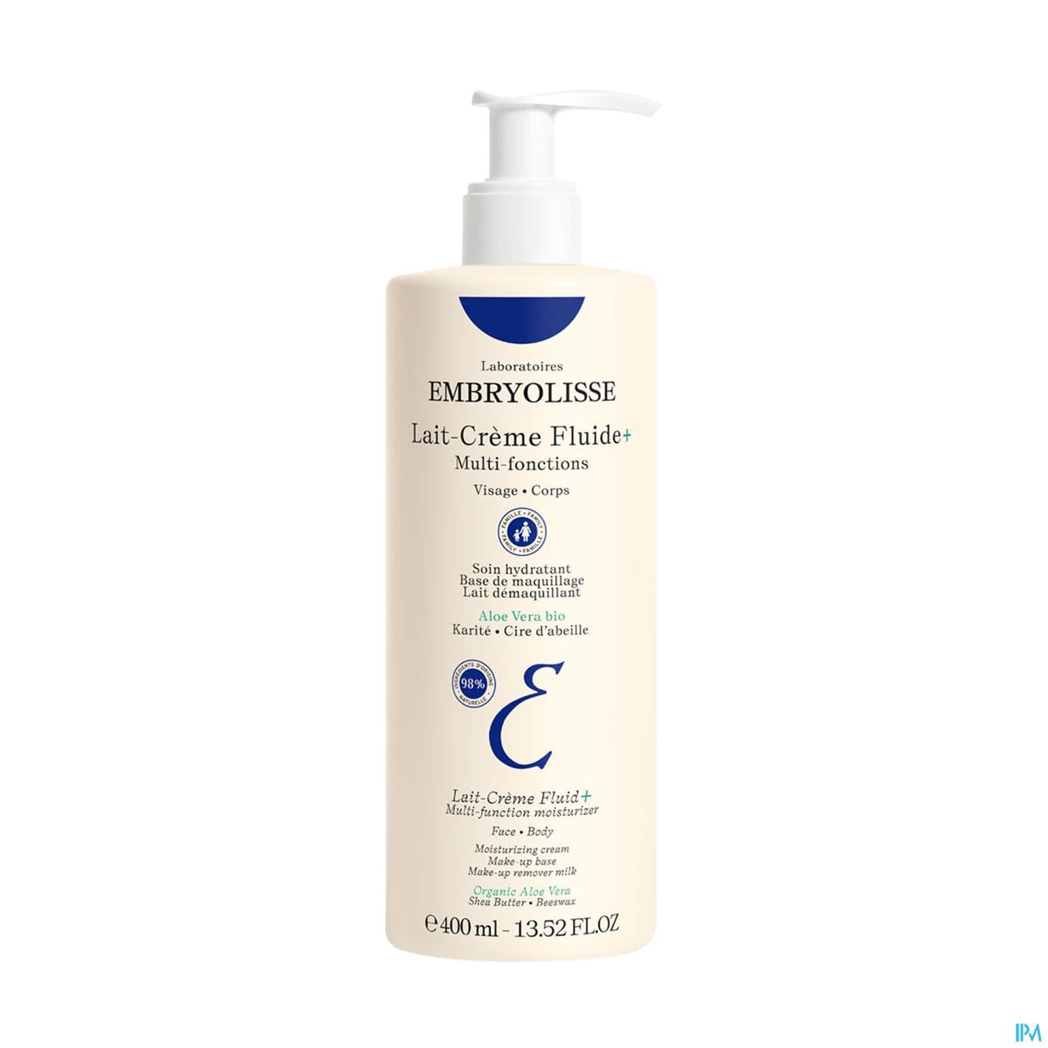 EMBRYOLISSE LAIT/CR FLUIDE+ 400ML — Aprium Pharmacie des Colonnes - M'Sika