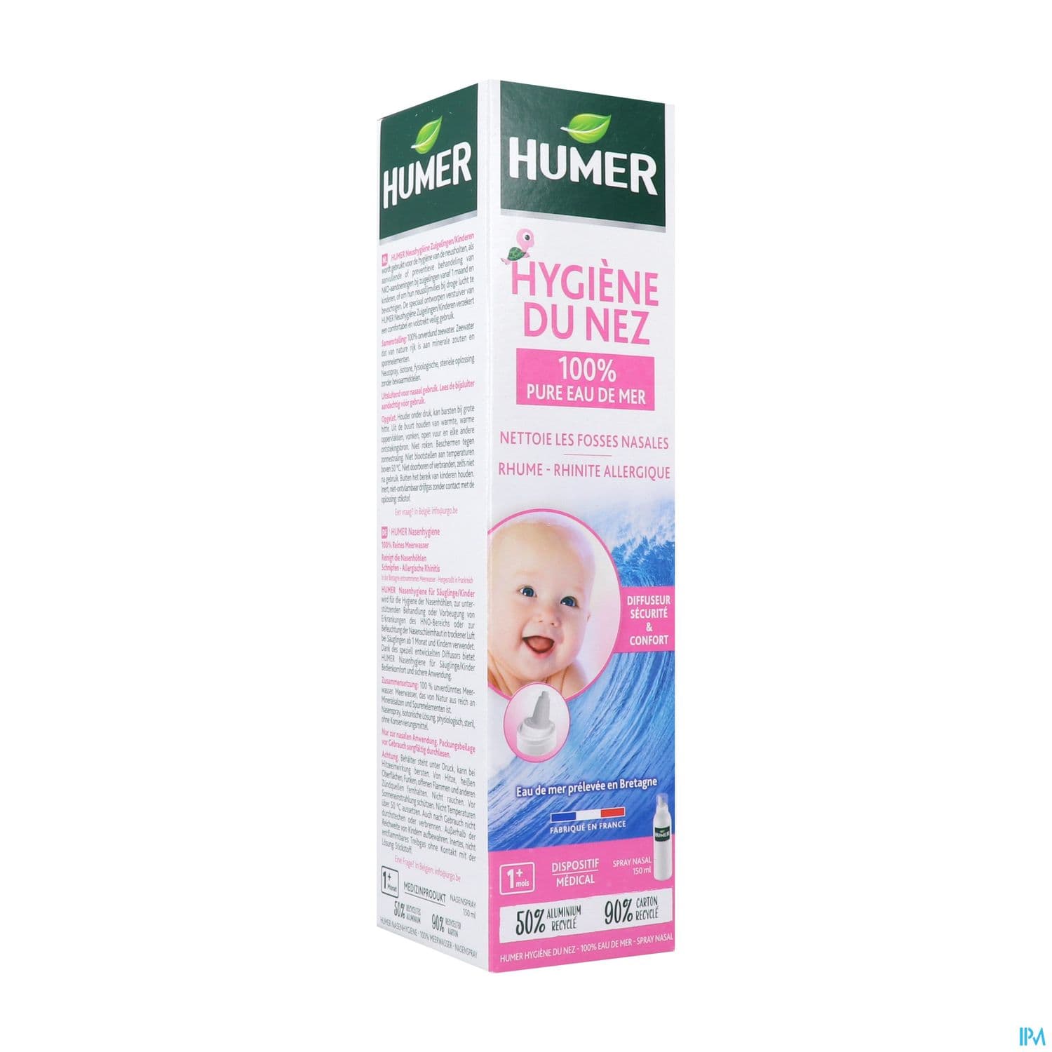 HUMER HYGIENE ENFANT SPR 150ML — Pharmacie Centrale de la villette 93 - 24/24 (Pharmacie de garde)