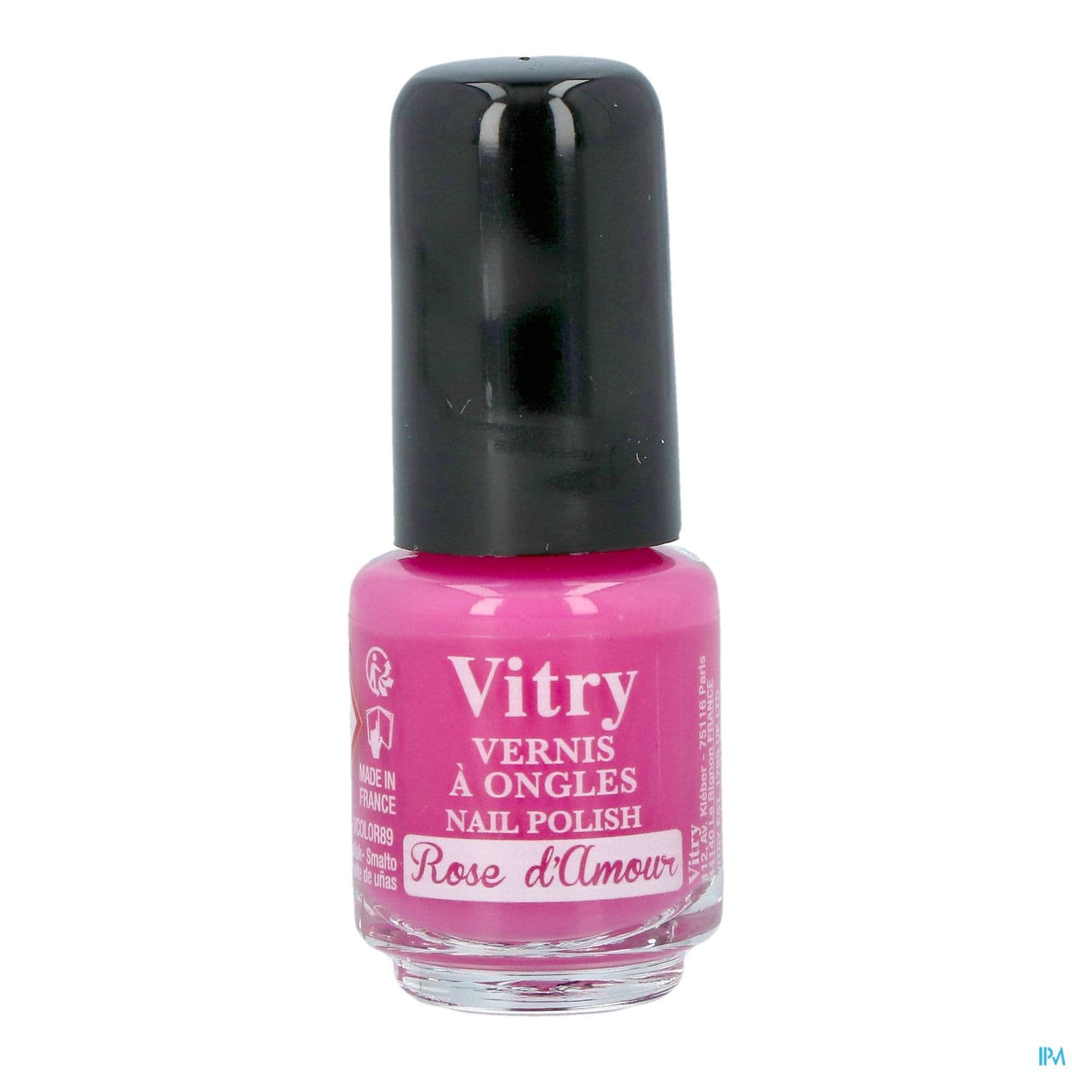 Vitry Vernis Ongles Rose Amour Mini 4ml — Pharmacie de la Rocade