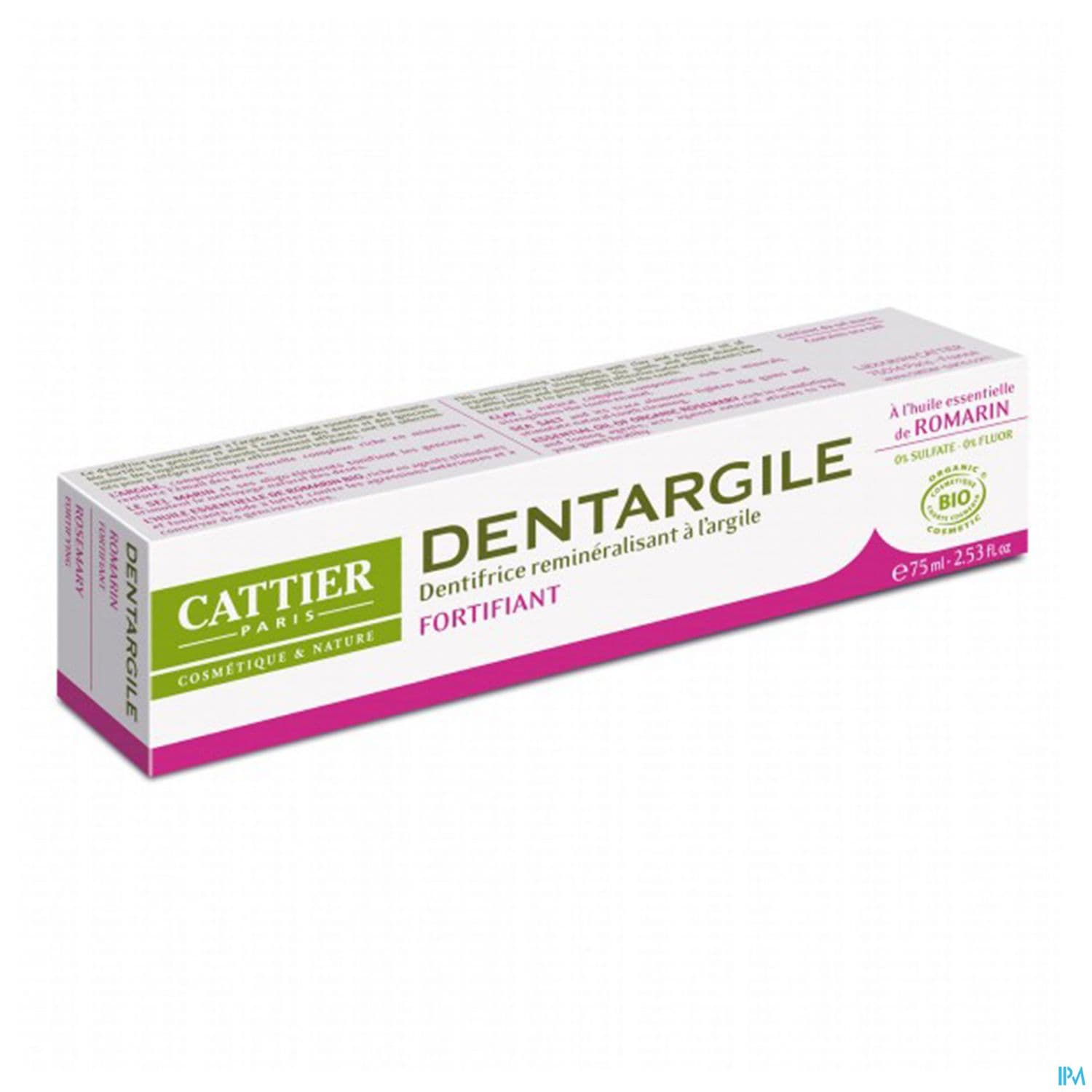 Dentargile Dentifrice Huile Essentielle Romarin Bio 75ml — Pharmacie Pharmavance Sacre Coeur