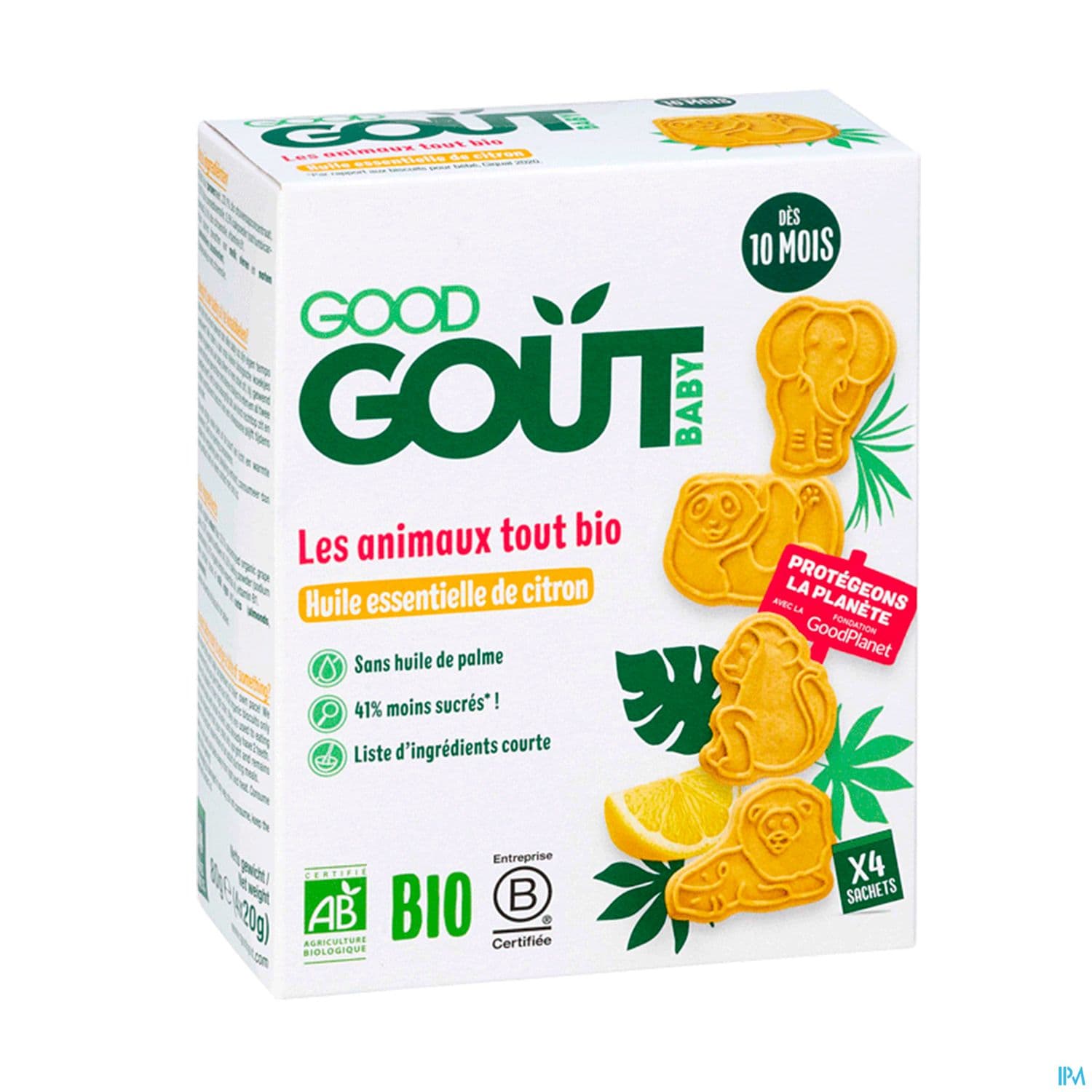 GOODGOUT BISCUIT ANIMAUX CITR 80G — Pharmacie de Bois Lemaitre - Marseille