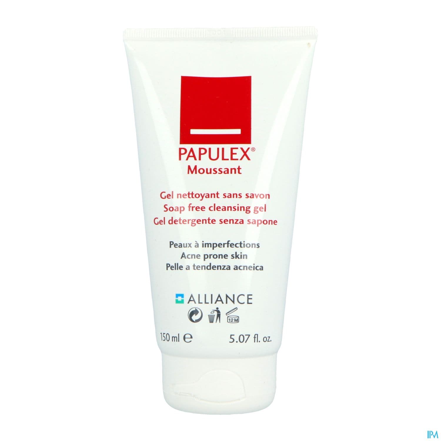 PAPULEX GEL NETT MOUSS TB 150ML — Pharmacie Européenne 24/24 de la place de clichy