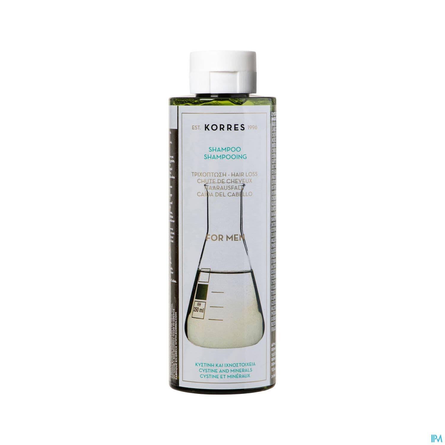 KORRES SH A/CHUTE HOMME 250ML — Pharmacie Européenne 24/24 de la place de clichy