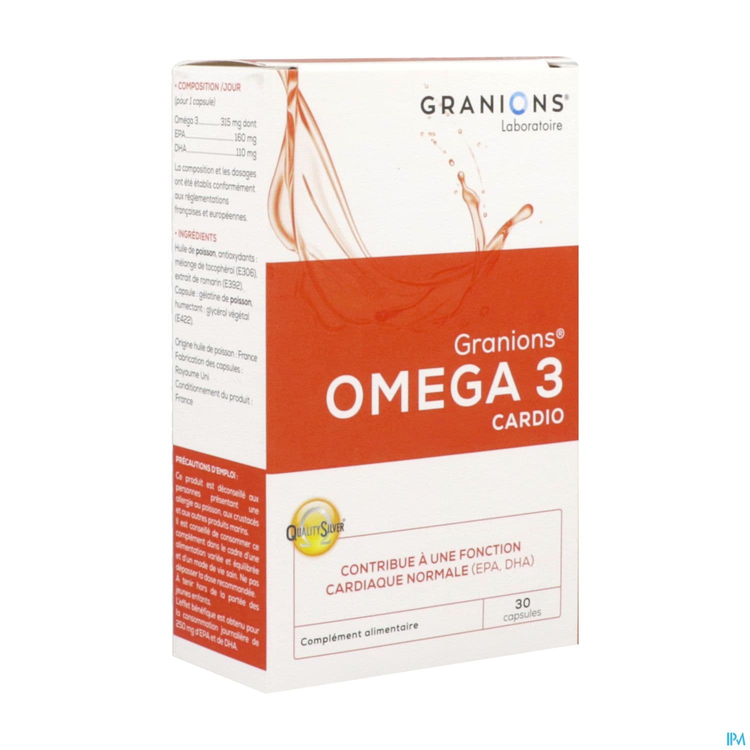 Granions Omega3 Cardio Capsule 30 — Pharmacie La Rose