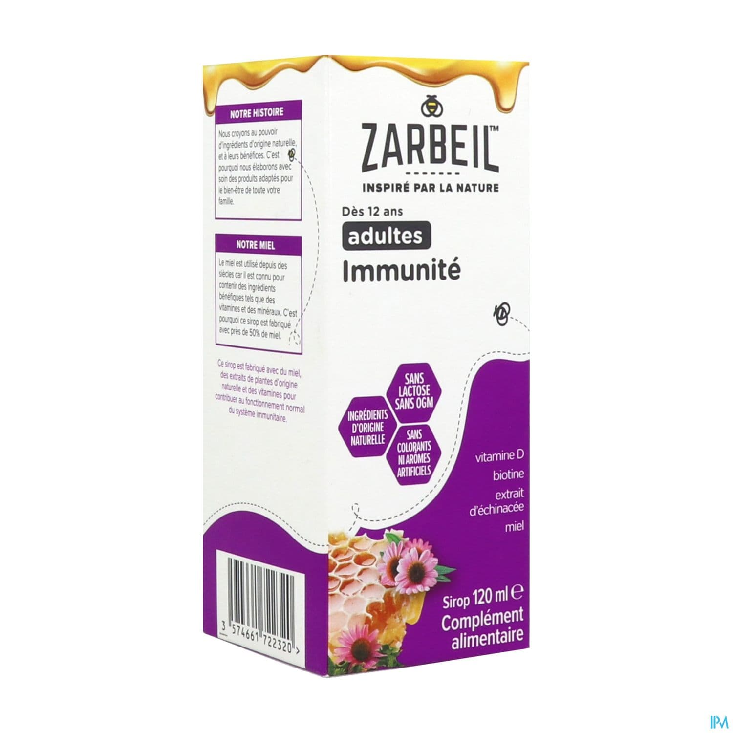 ZARBEIL SIROP ADULTE IMMUN 120ML — Pharmacie Comedie