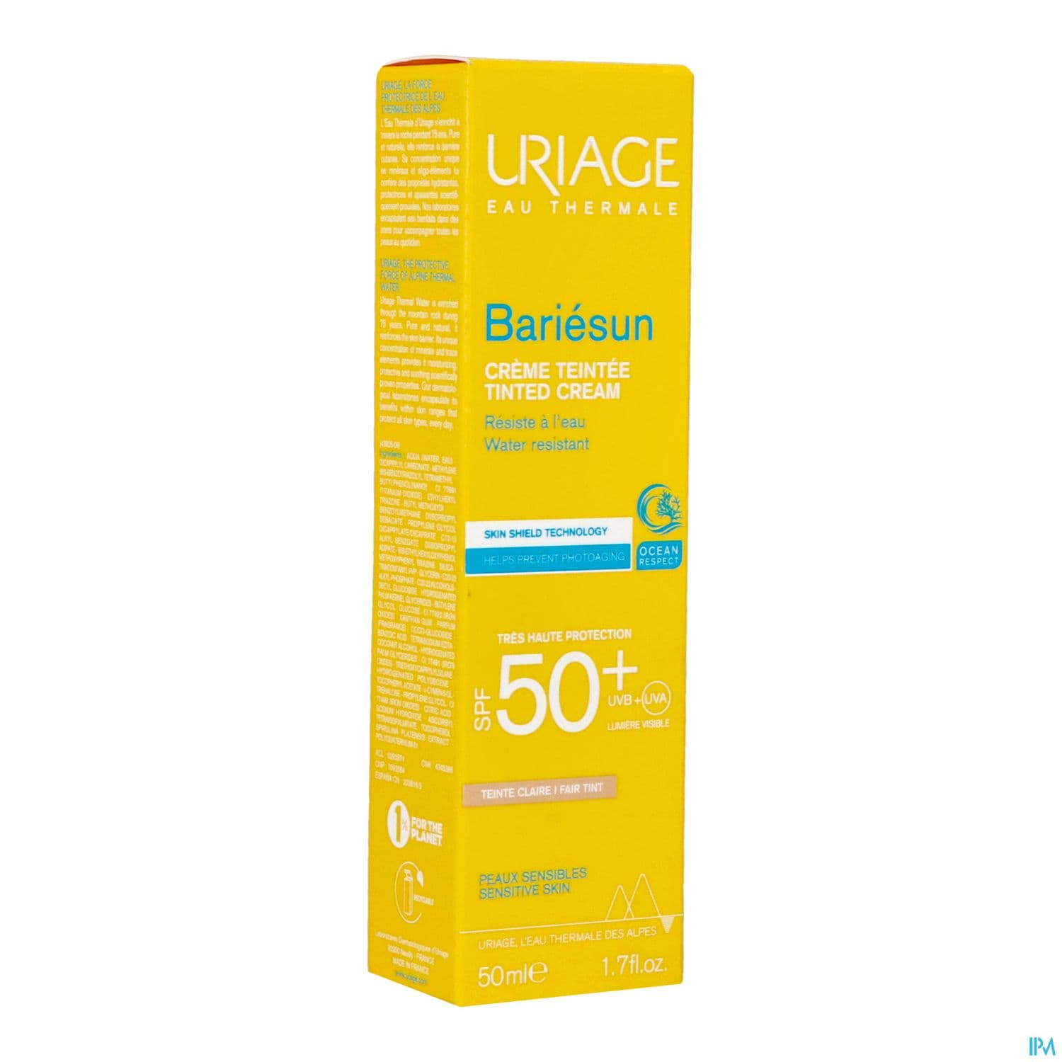 URIAGE BARIESUN CR SPF50+ CLAIR 50 — Pharmacie Européenne 24/24 de la place de clichy