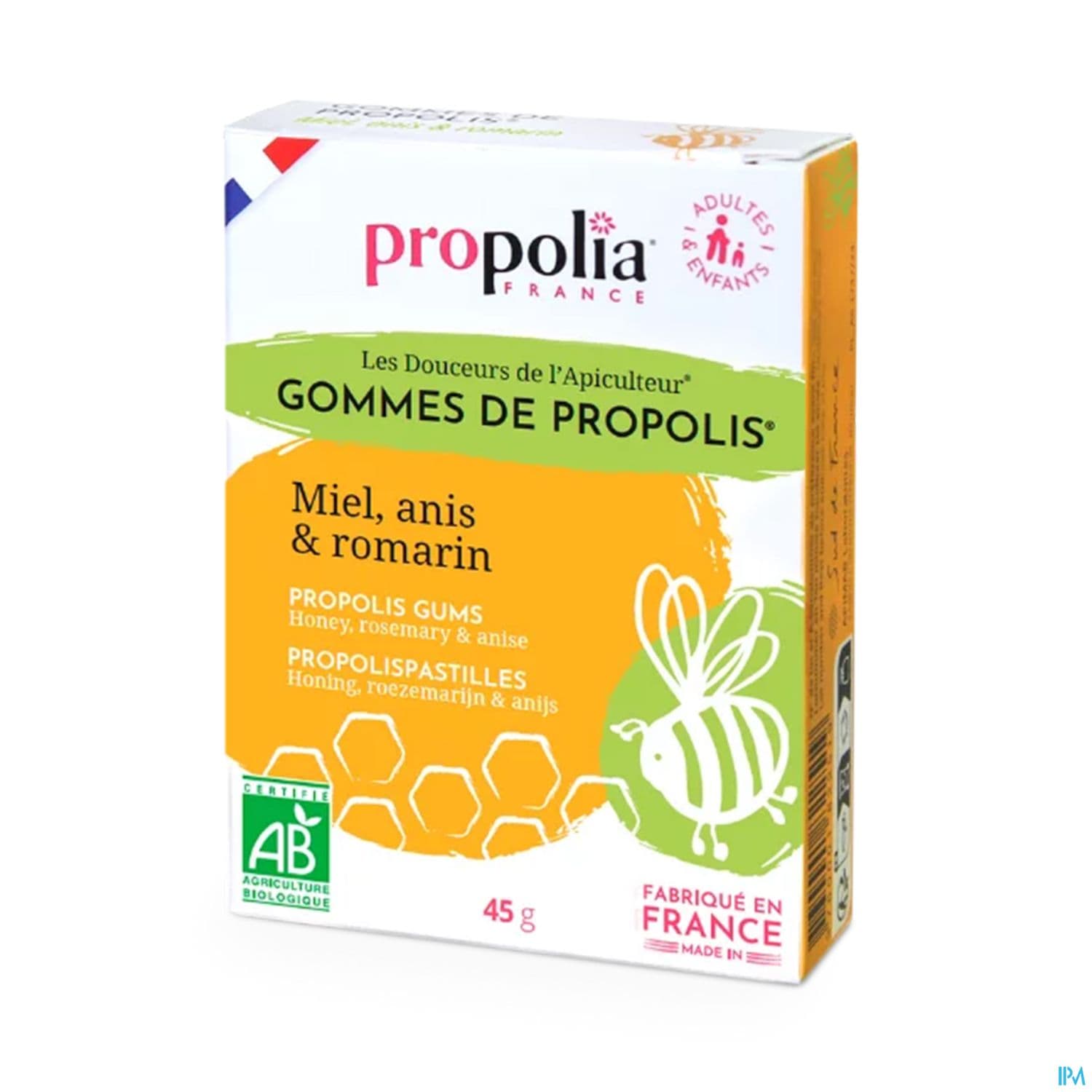 Propolia Gommes Anis Bio Sachet 45g — Pharmacie Pharmavance Sacre Coeur