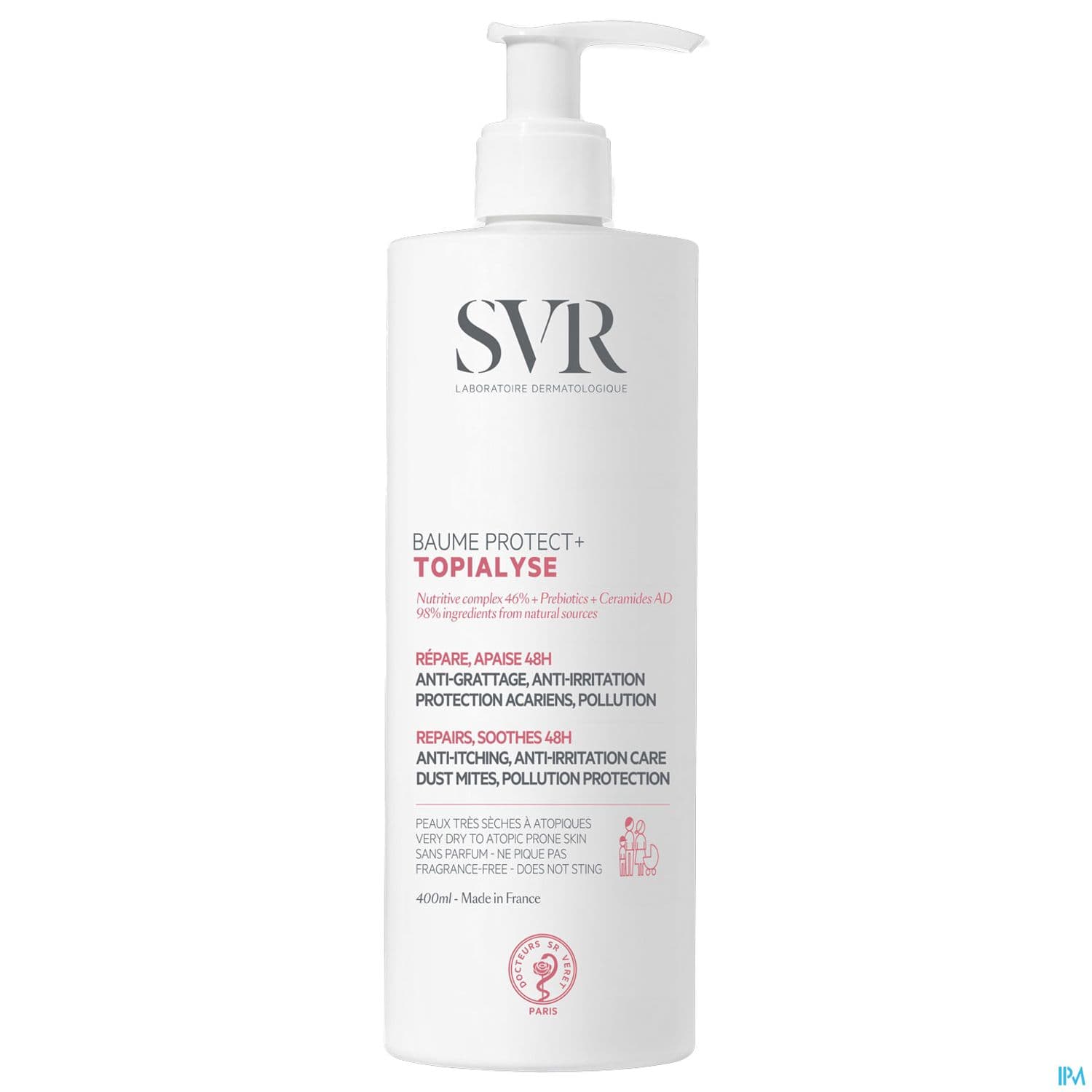 Svr Topialyse Baume Protect+ 400ml — Pharmacie Roquette Arles by Nexum