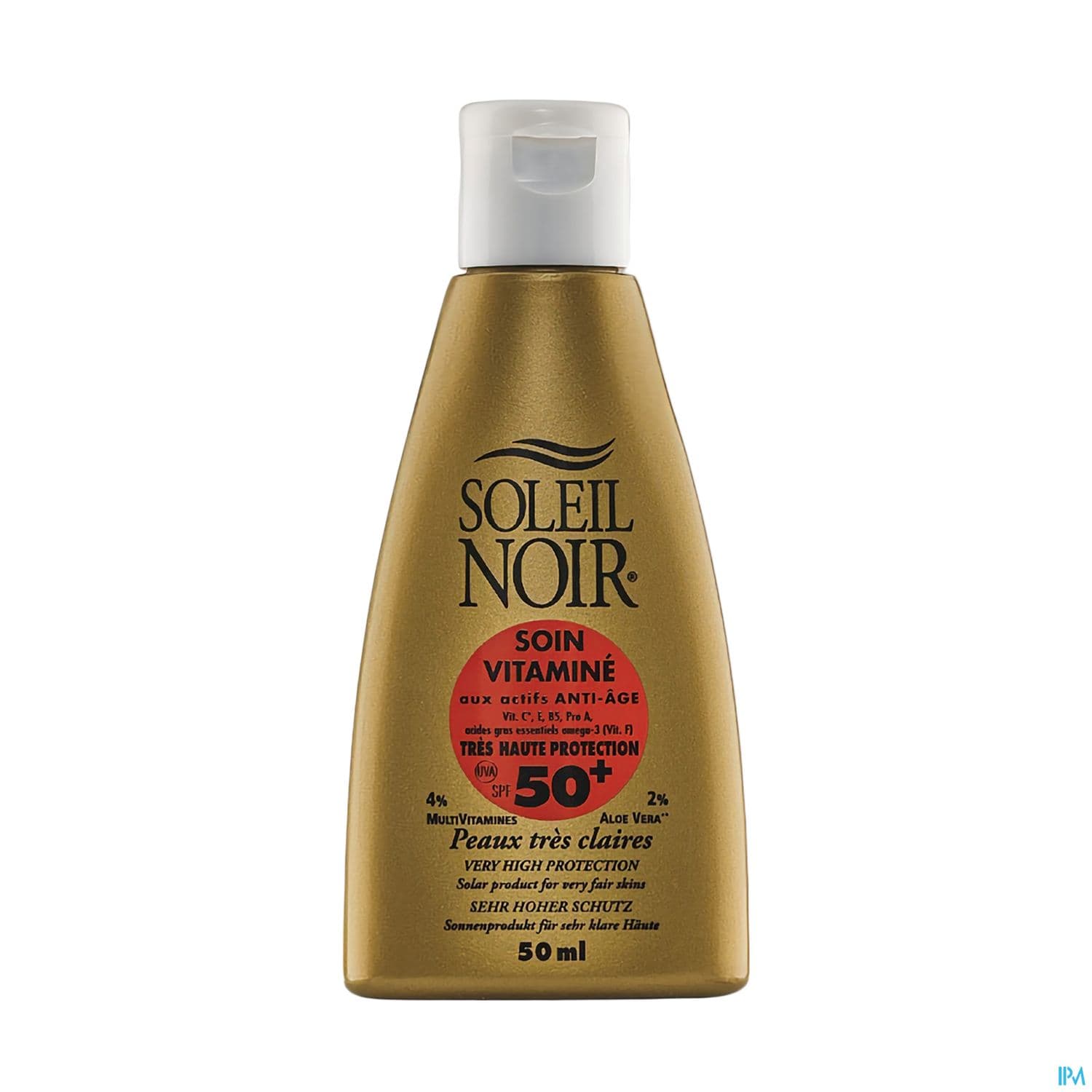 Soleil Noir Soin Vitamine Ip 50+ Tres Haute Protection 50ml — Pharmacie SO OUEST