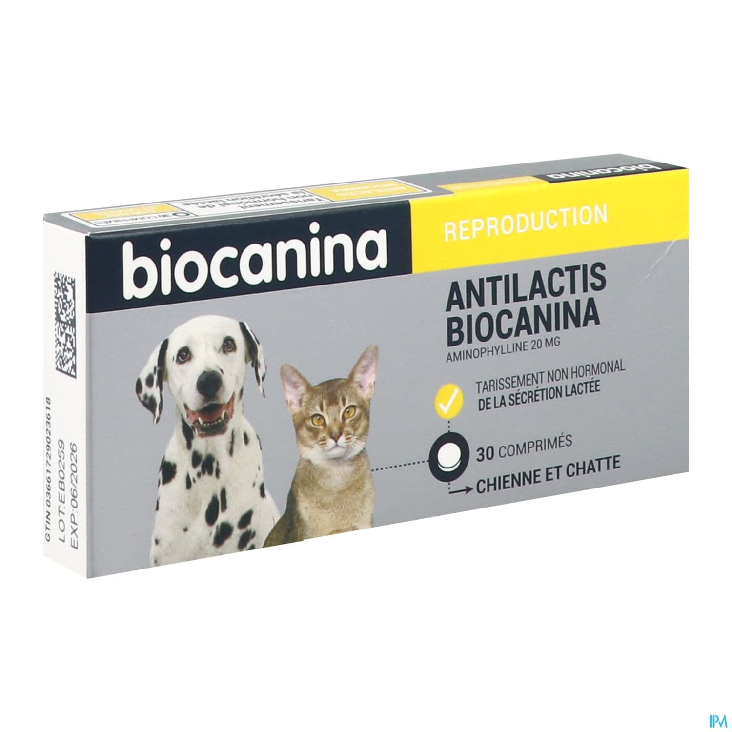 BIOCANINA ANTILACTIS CPR 30 — Pharmacie Lafayette Bordeaux