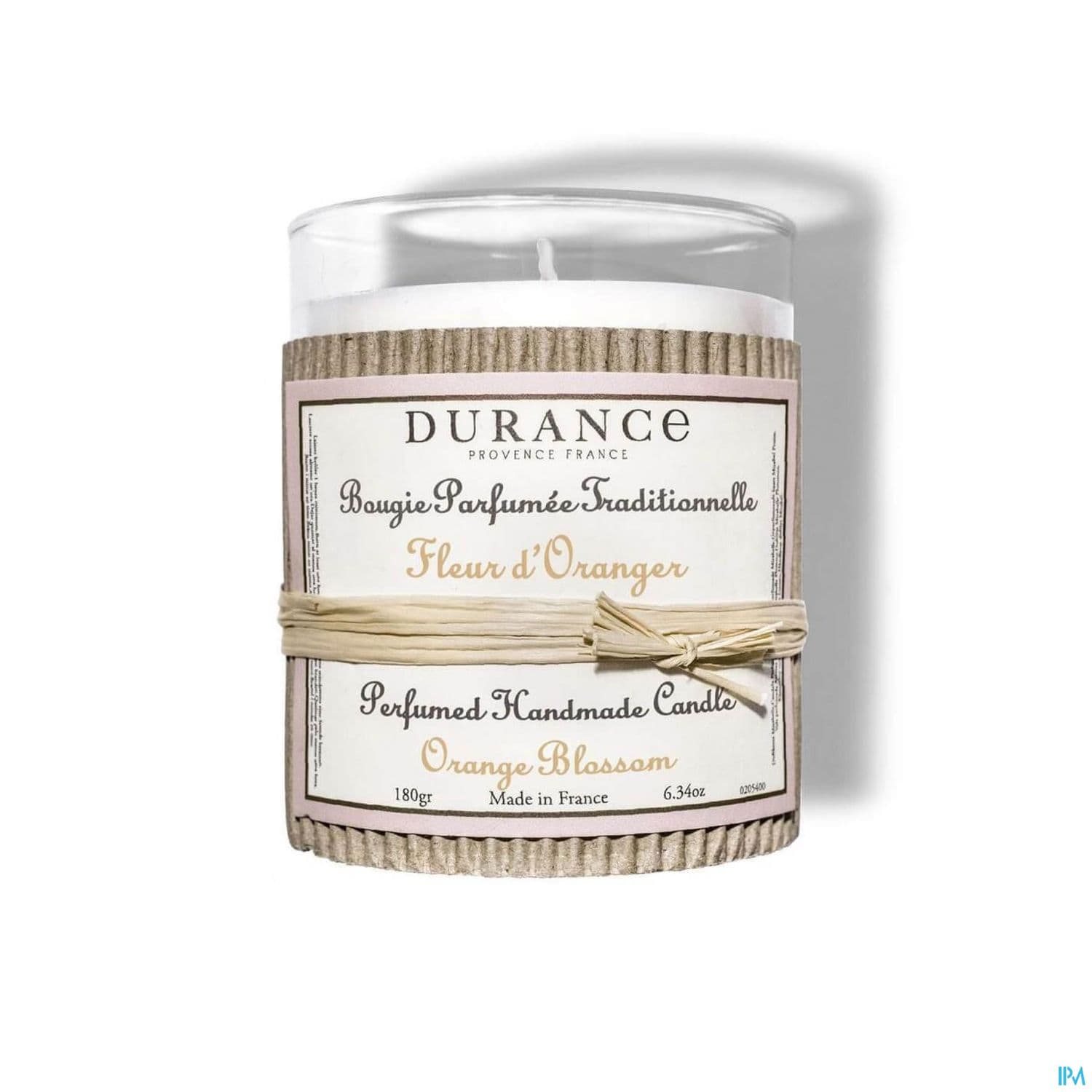 DURANCE BOUGIE PARF FLEUR D'ORANGER — Pharmacie Centrale Elsie