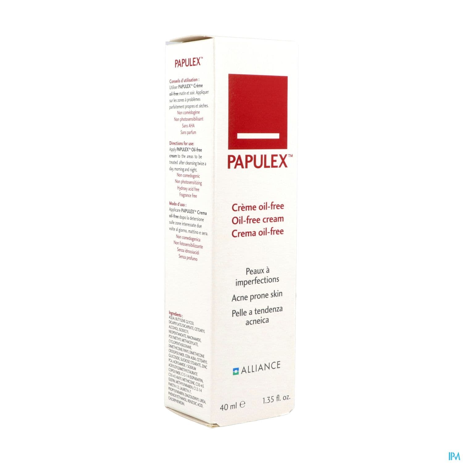PAPULEX CR P/JEUNE TUB 40ML — Pharmacie Centrale Boulogne by Nexum