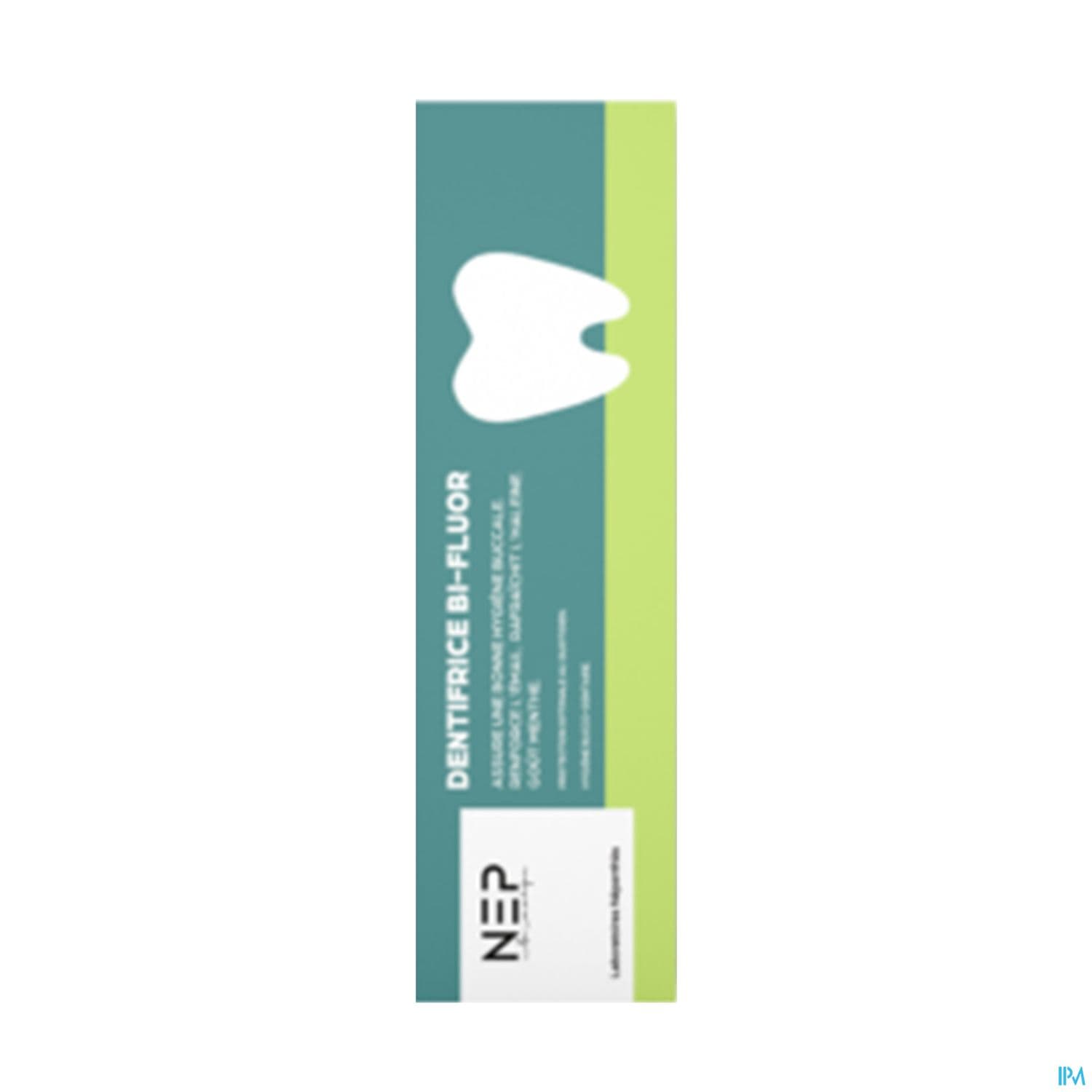 Nep Dentifrice Bifluore Menthe 75ml — Pharmacie Bellevue Aix-en-Provence