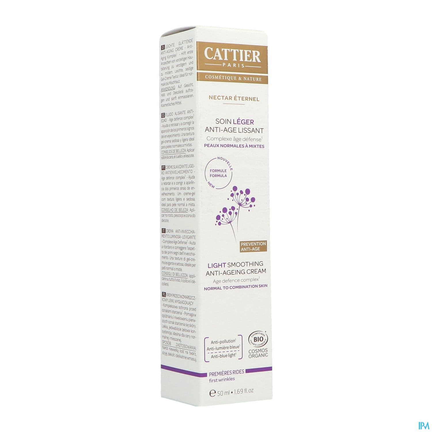 CATTIER SOIN A/AGE LEGER 50ML — Pharmacie Centrale Elsie