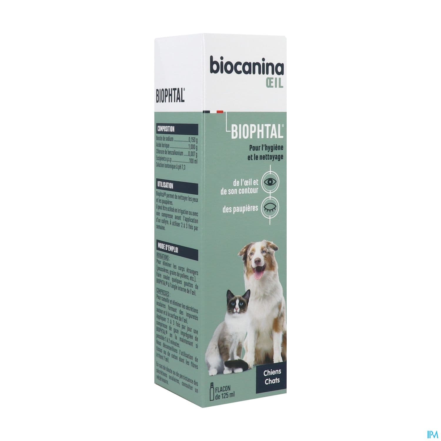 Biophtal Sol Ophtalmiq Chien Chat 125ml — Pharmacie des Fleurs 7/7