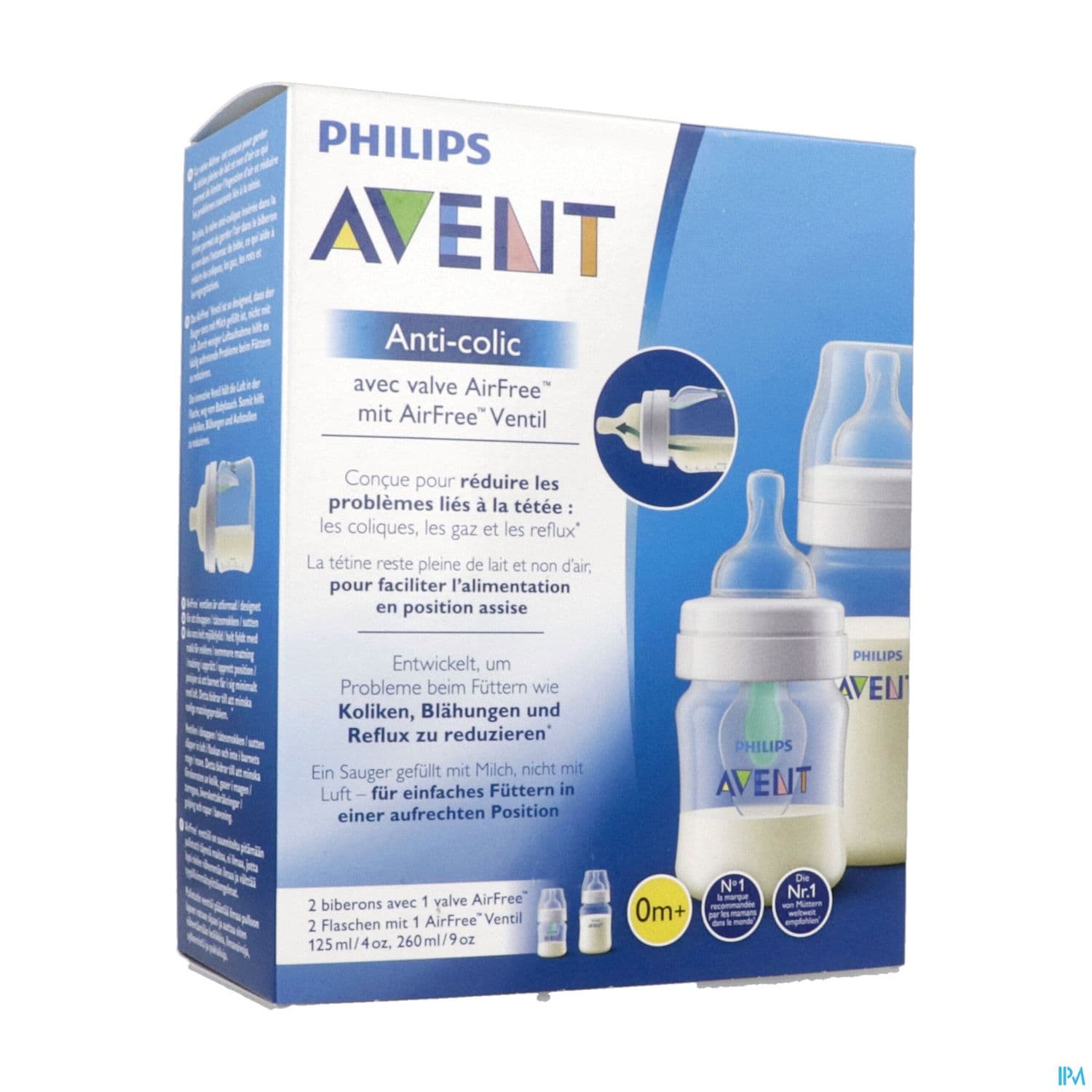BIB AVENT A/COLIC AIRFREE125+260ML — Pharmacie Normande