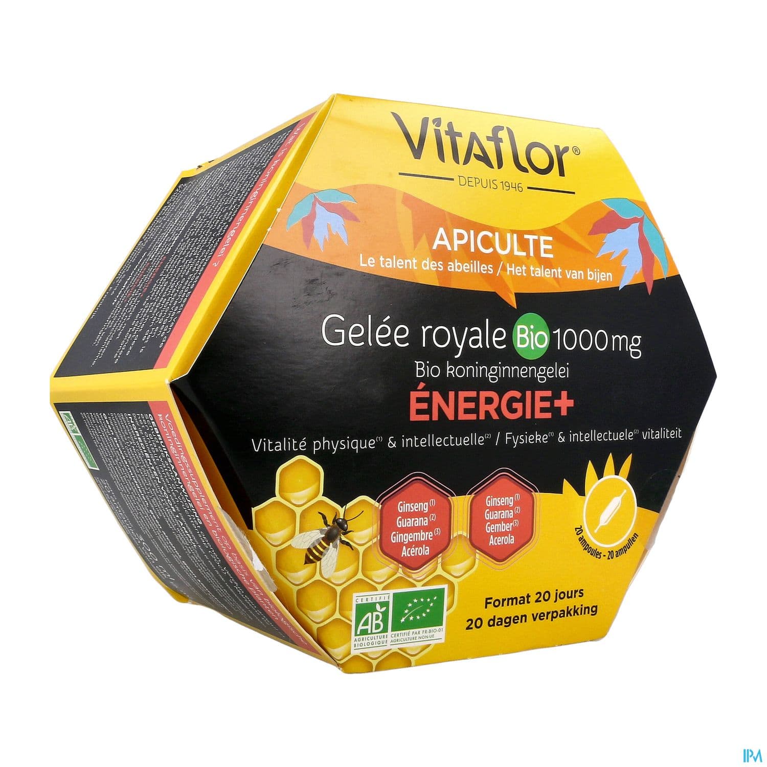 Vitaflor Gelee Royale Bio Energie+ 1500mg — Pharmacie du Grand Vitrolles