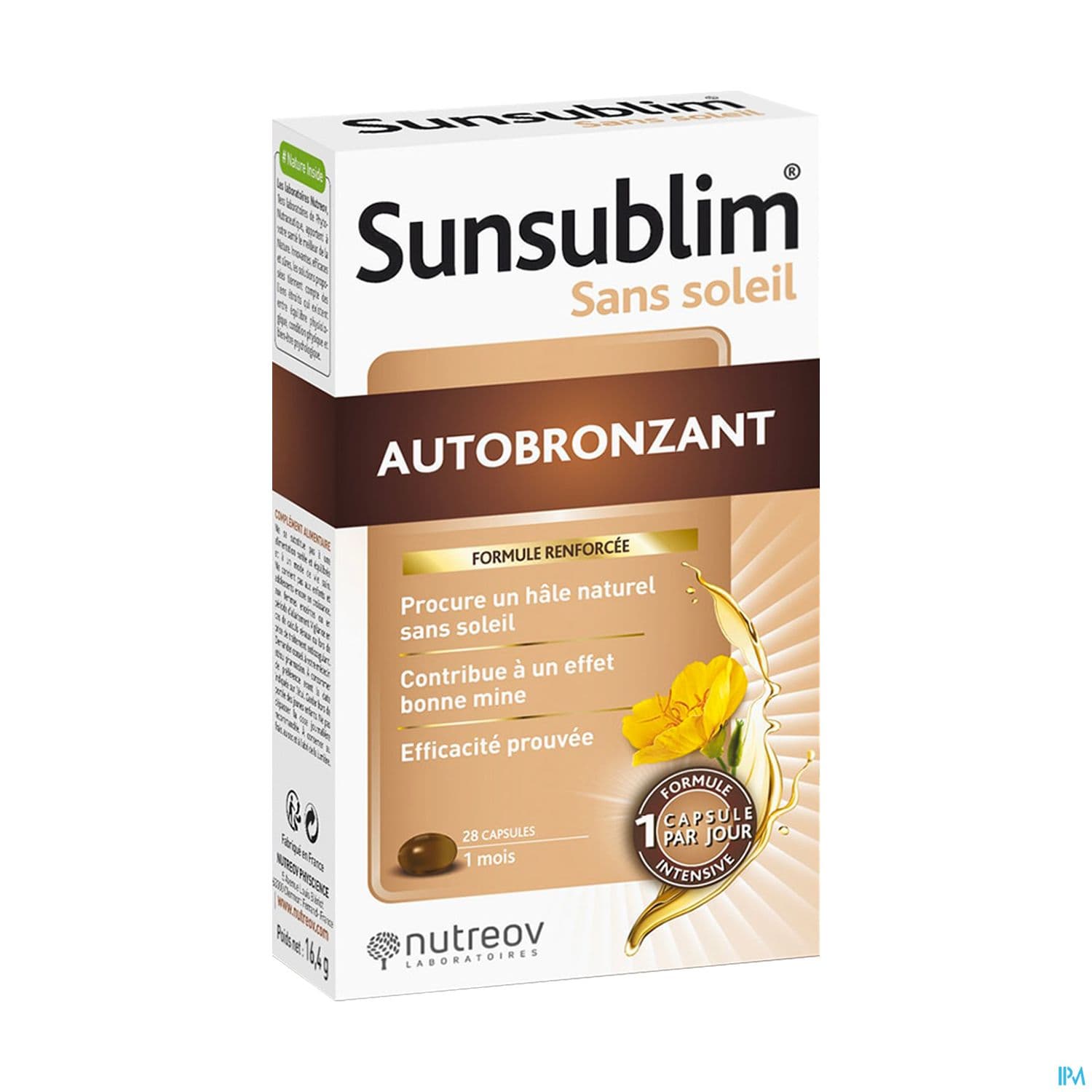 Nutreov Sunsublim Autobronzant Ultra Capsule 28 — Pharmacie de Vienne Blois