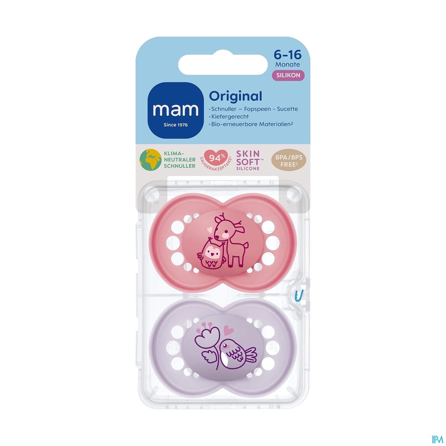 SUCET MAM ORIGIN NATUR SIL 18+M X2