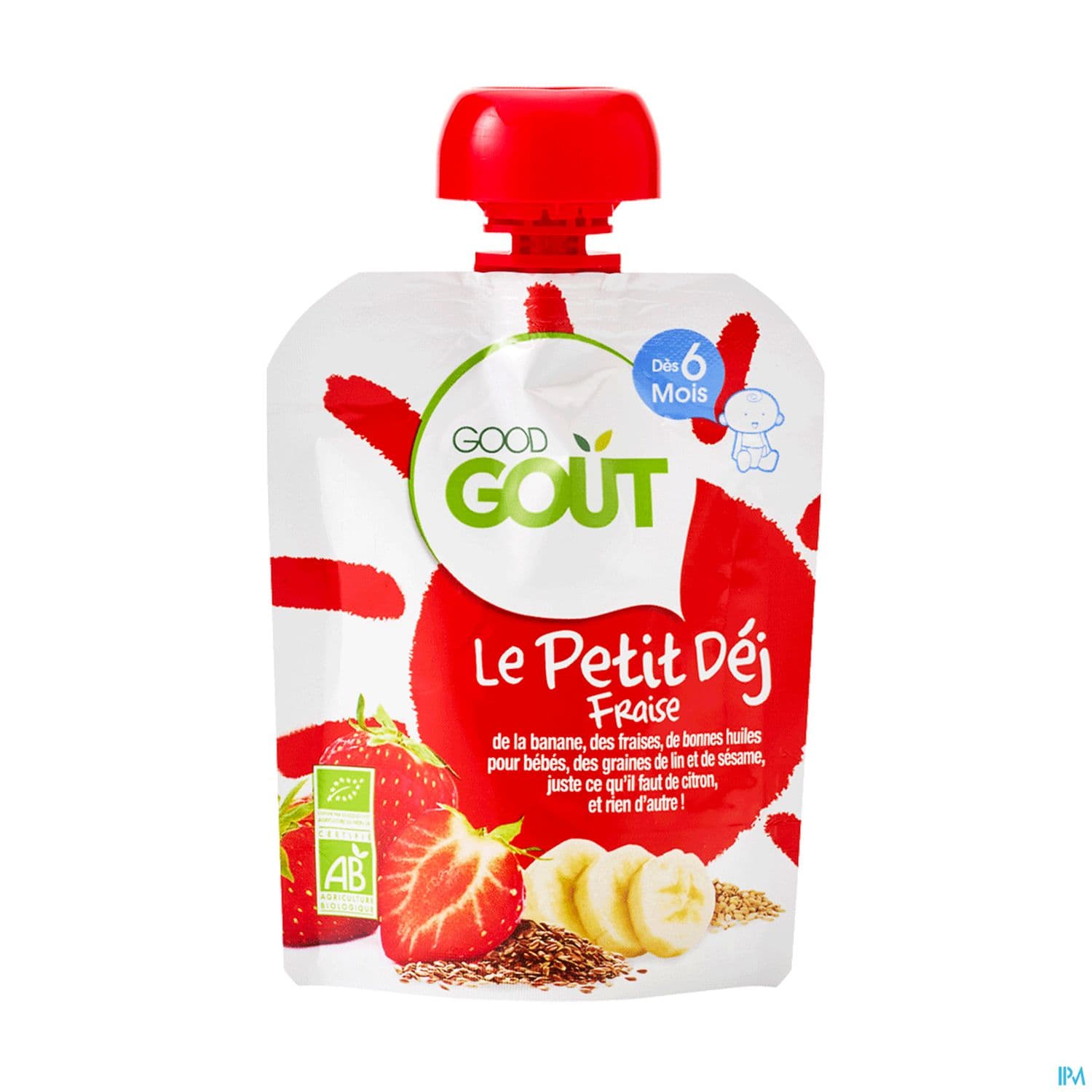 GOODGOUT PETIT DEJ FRAISE 70G — Pharmacie Haussman