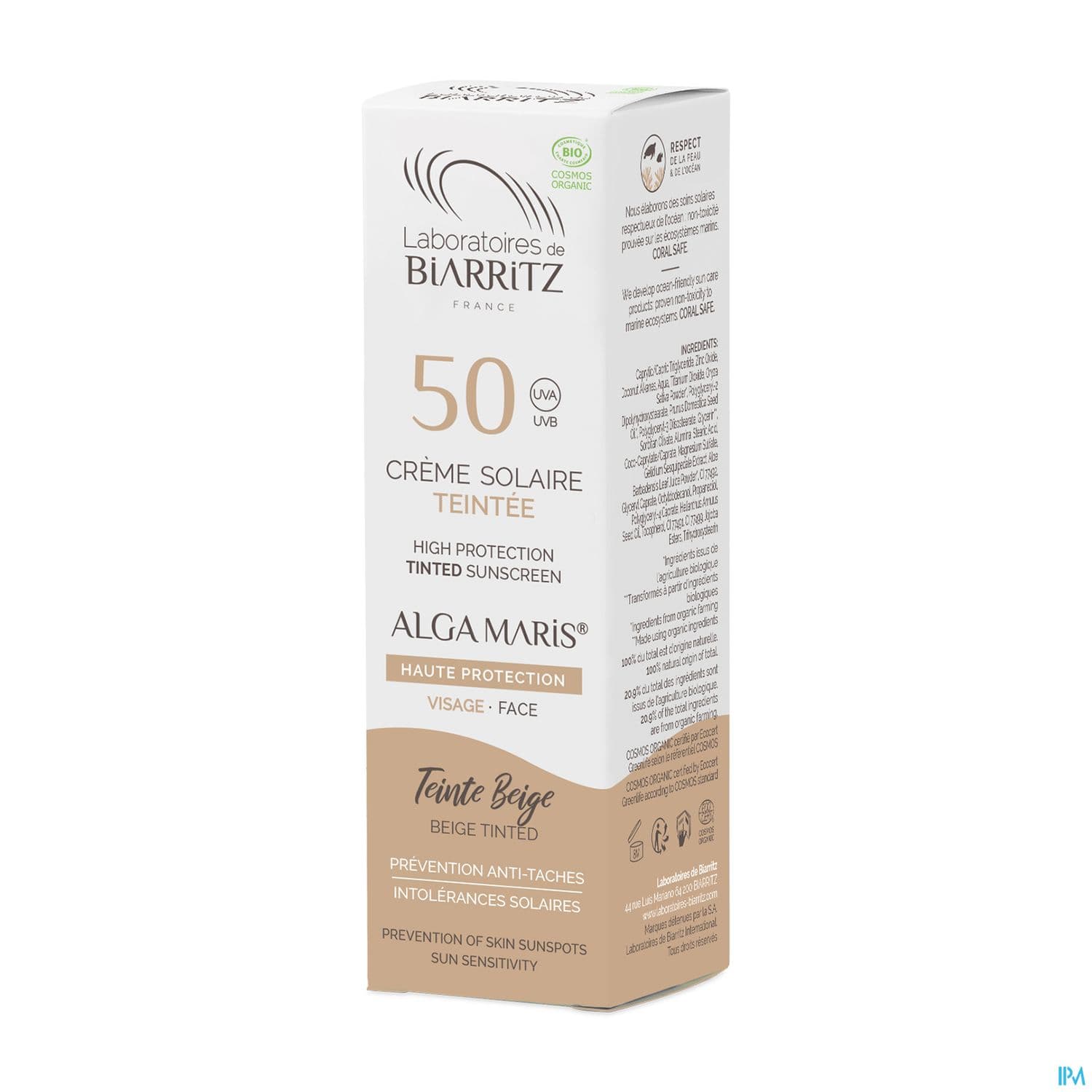 LDBIARRITZ CR SOL TEINT BEIG SPF50 — Grande Pharmacie de Grenelle