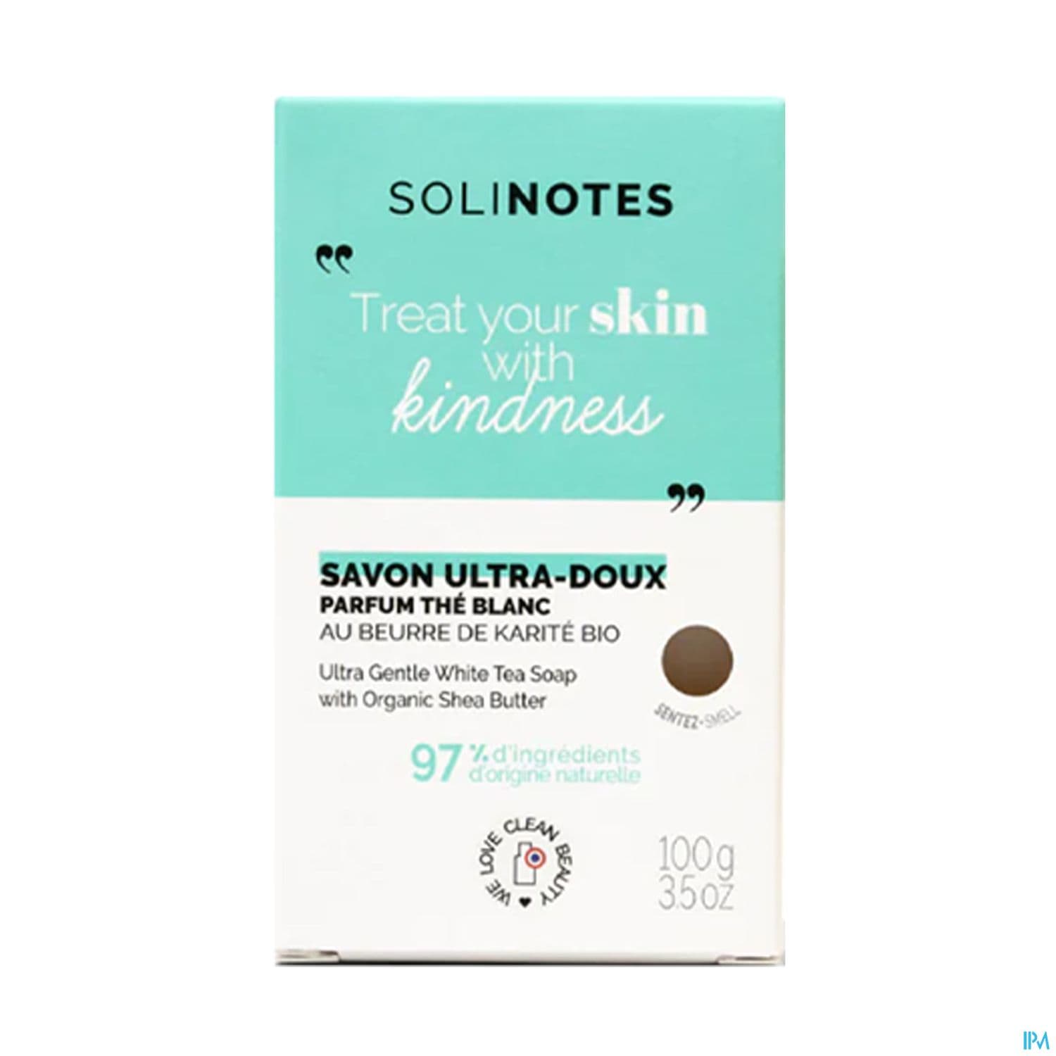 Solinotes Savon Solide The Blanc 100g — Pharmacie Populaire du Sud