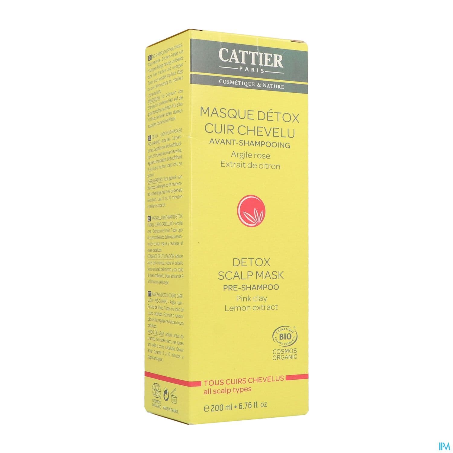 CATTIER MASQ CAPIL DETOX 200ML — Pharmacie Mani