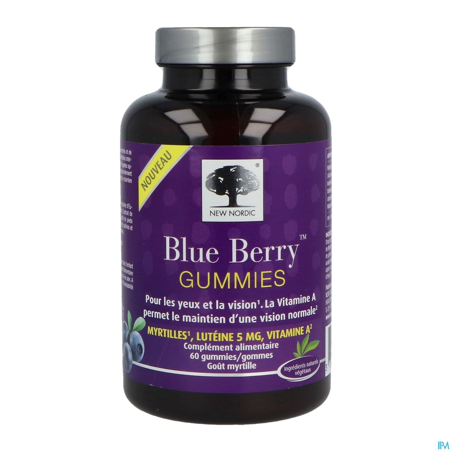 New Nordic Blue Berry Gommes A Macher 60 — Pharmacie Villenave Rocade