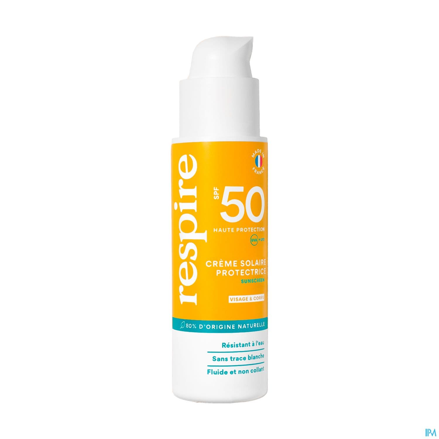 RESPIRE SOL SPF50 CR 100ML — Pharmacie Juin