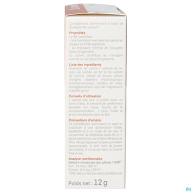 Pileje Oligobiane Fer Cuivre Gelule 30