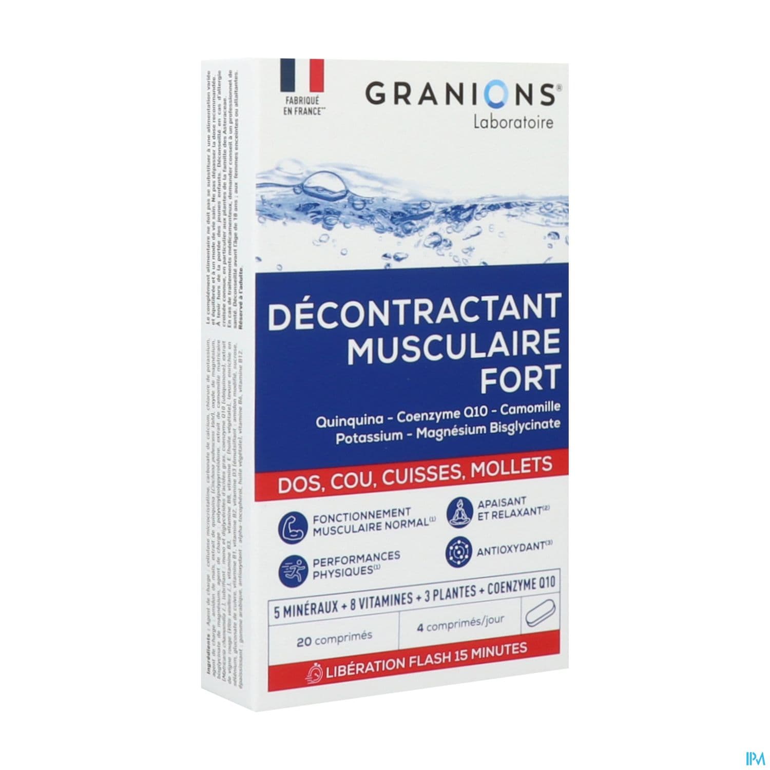 GRANIONS DECONTR MUSC FORT CPR 20