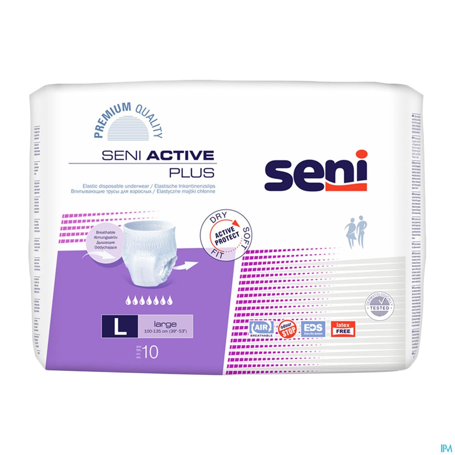 SL/INC SENI ACTIVE PLUS LARGE 10 — Pharmacie SO OUEST