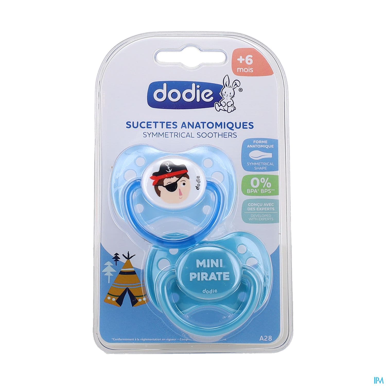 Dodie Sucette Anatomique Silicone Tigre Dinosaure A28 +6mois X2 — Pharmacie des Fleurs 7/7