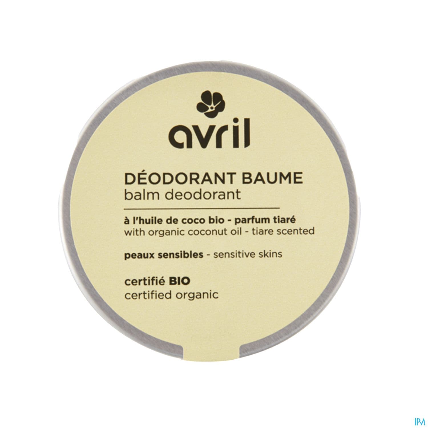 Avril Deodorant Baume Peaux Sensibles Tiare 85g — PHARMACIE DES CLINIQUES