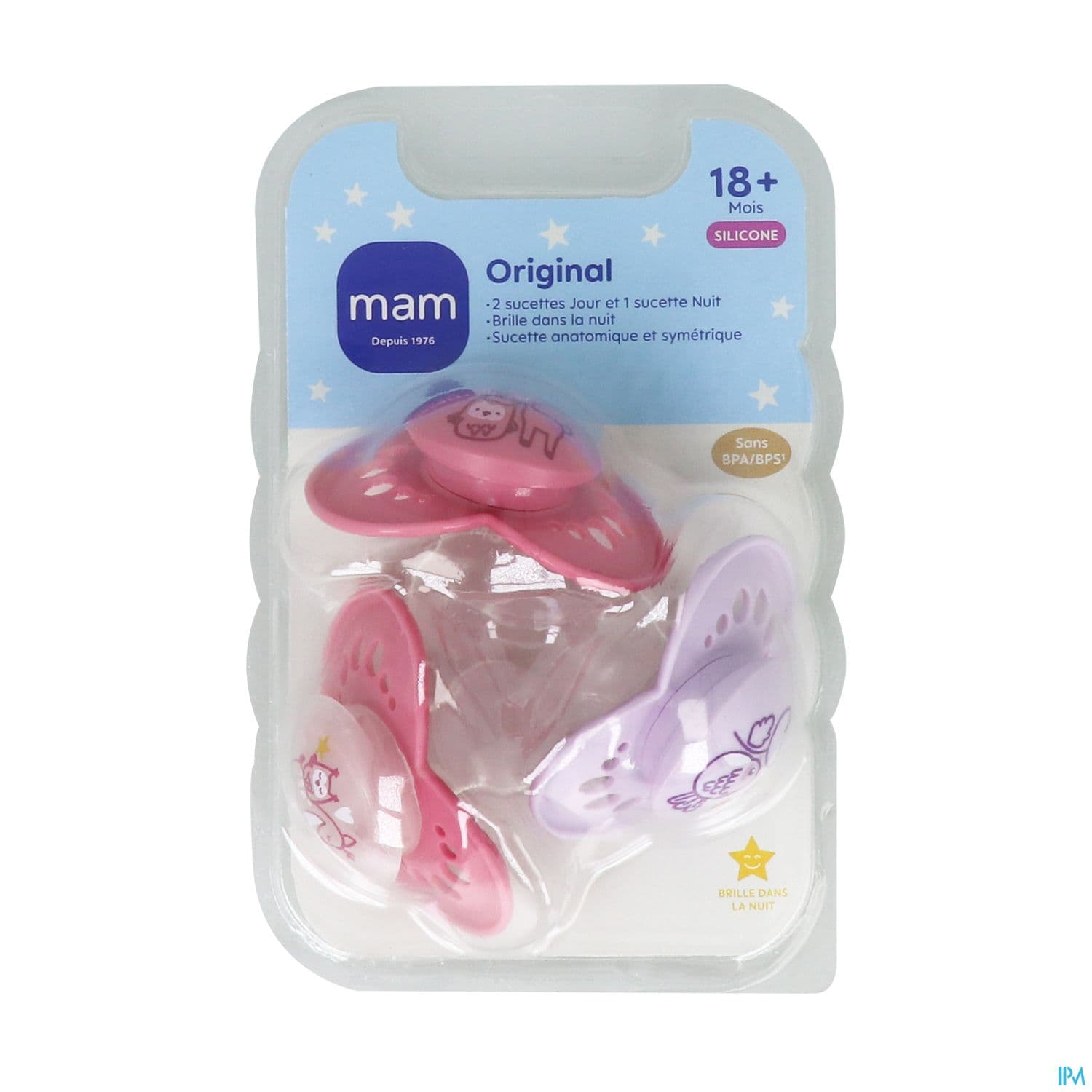 SUCET MAM ORIGIN ROSE SIL 18+M X3