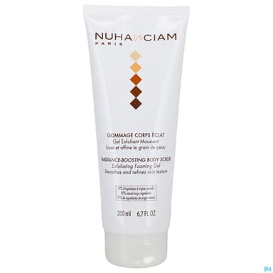 Nuhanciam Gommage Corps Eclat Gel Exfoliant Moussant Lisse Et Affine Le Grain De Peau 200ml