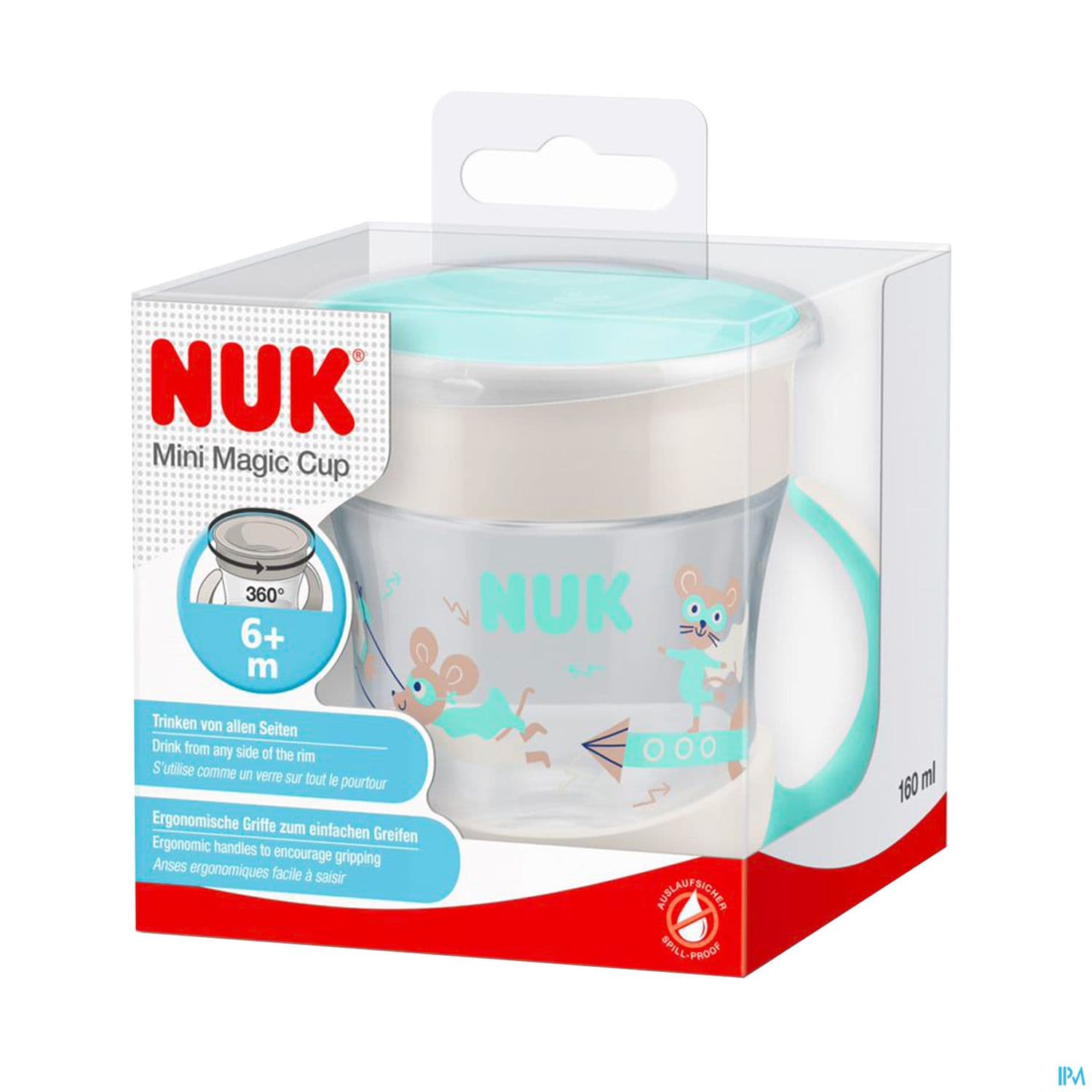 NUK MINI MAGIC CUP TASSE +6M MIXTE — Pharmacie du Grand Vitrolles