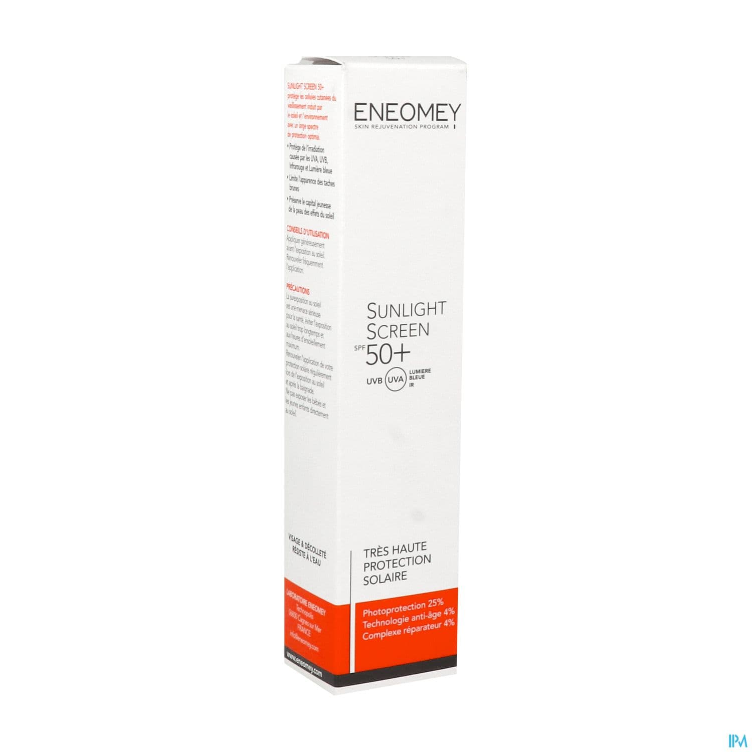 Eneomey Sunlight Screen 50+ Soin Solaire Creme 50ml — Pharmacie de la Gare - Rouen