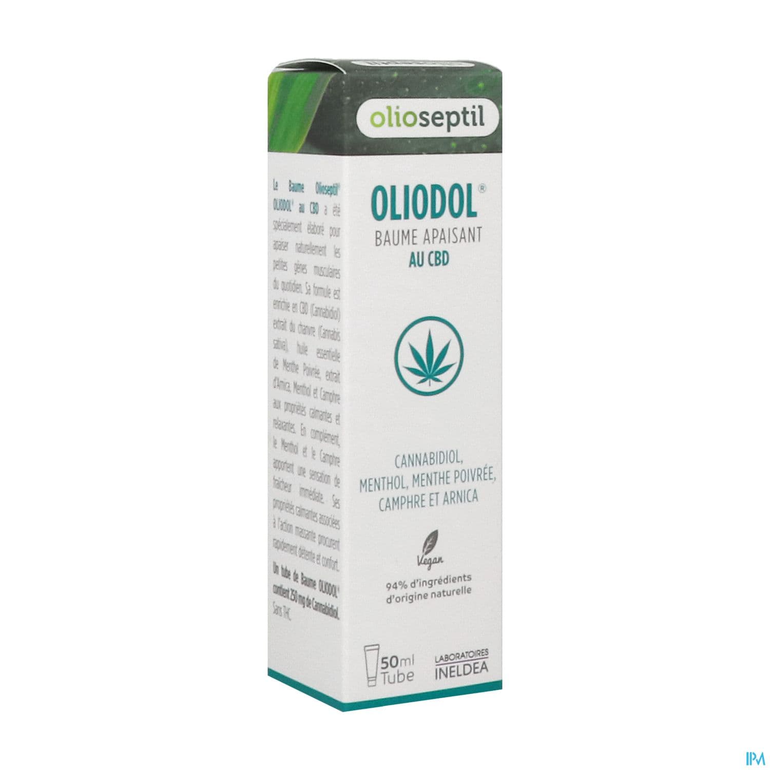 OLIOSEPTIL OLIODOL BAUME CBD 50ML — Pharmacie Durand (Carrefour Sannois)