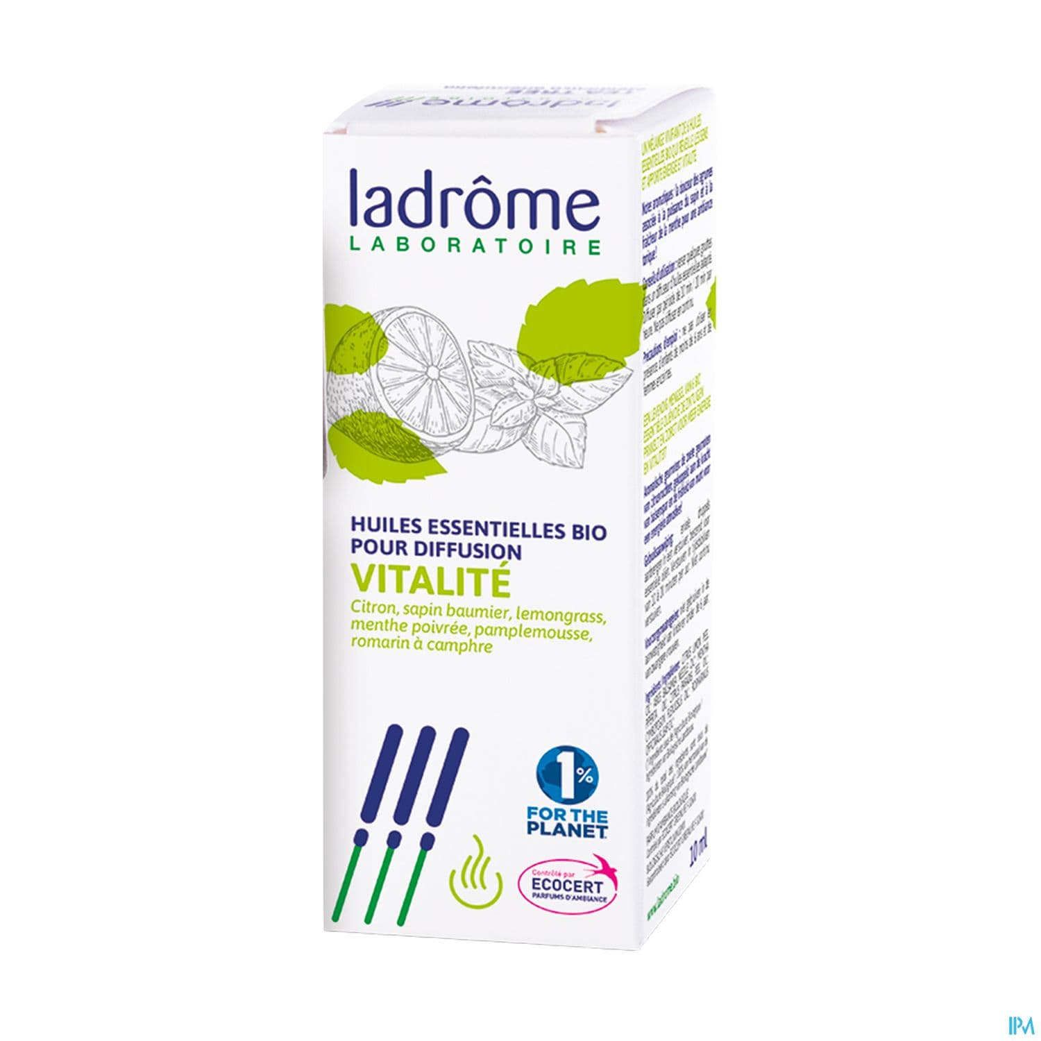 Ladrome Melange D Huile Essentielle Vitalite Bio 10ml — Pharmacie de Saint-Ouen - Saint-Ouen-de-Thouberville