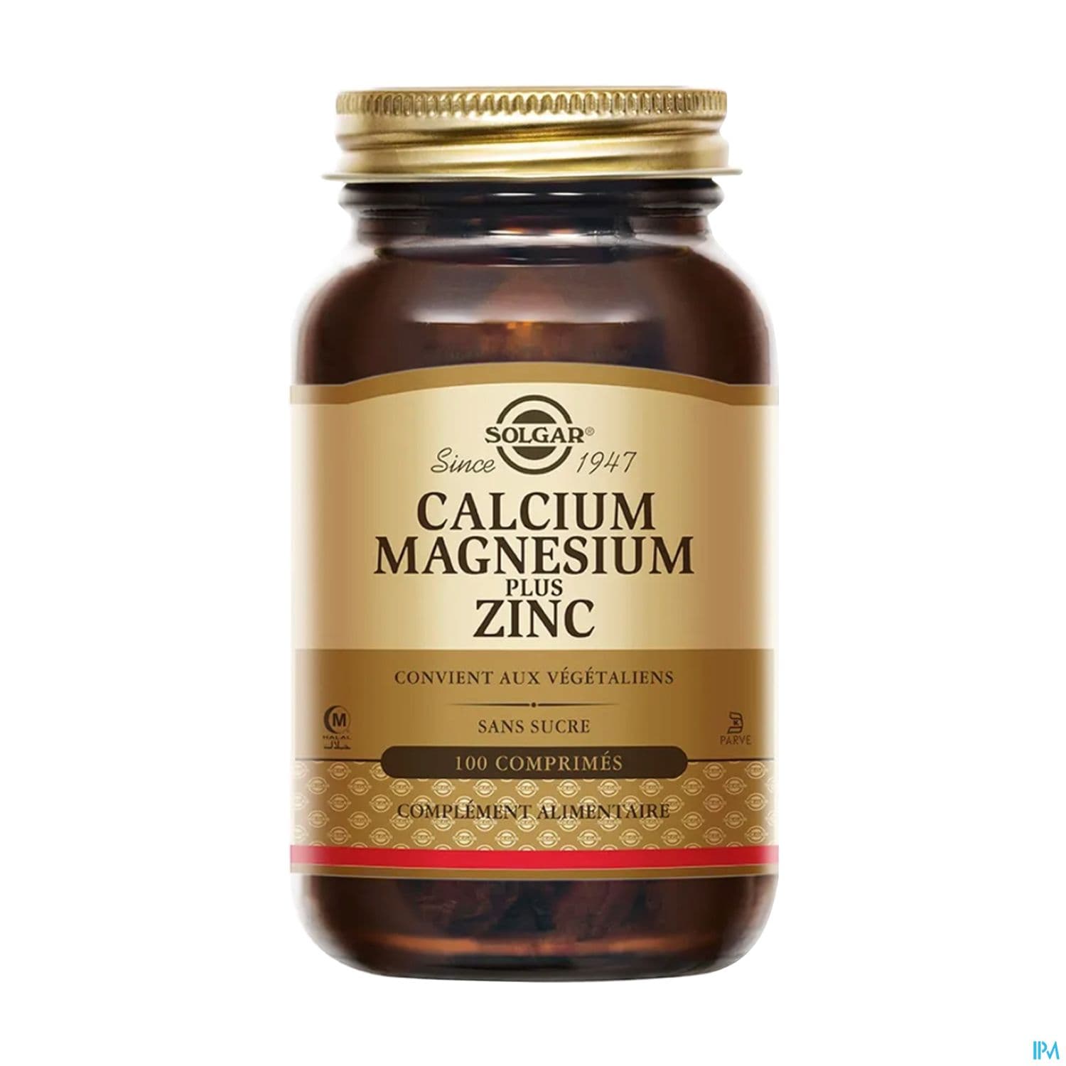 Solgar Calcium Magnesium Zinc Comprime 100 — Pharmacie Pharmavance Auteuil