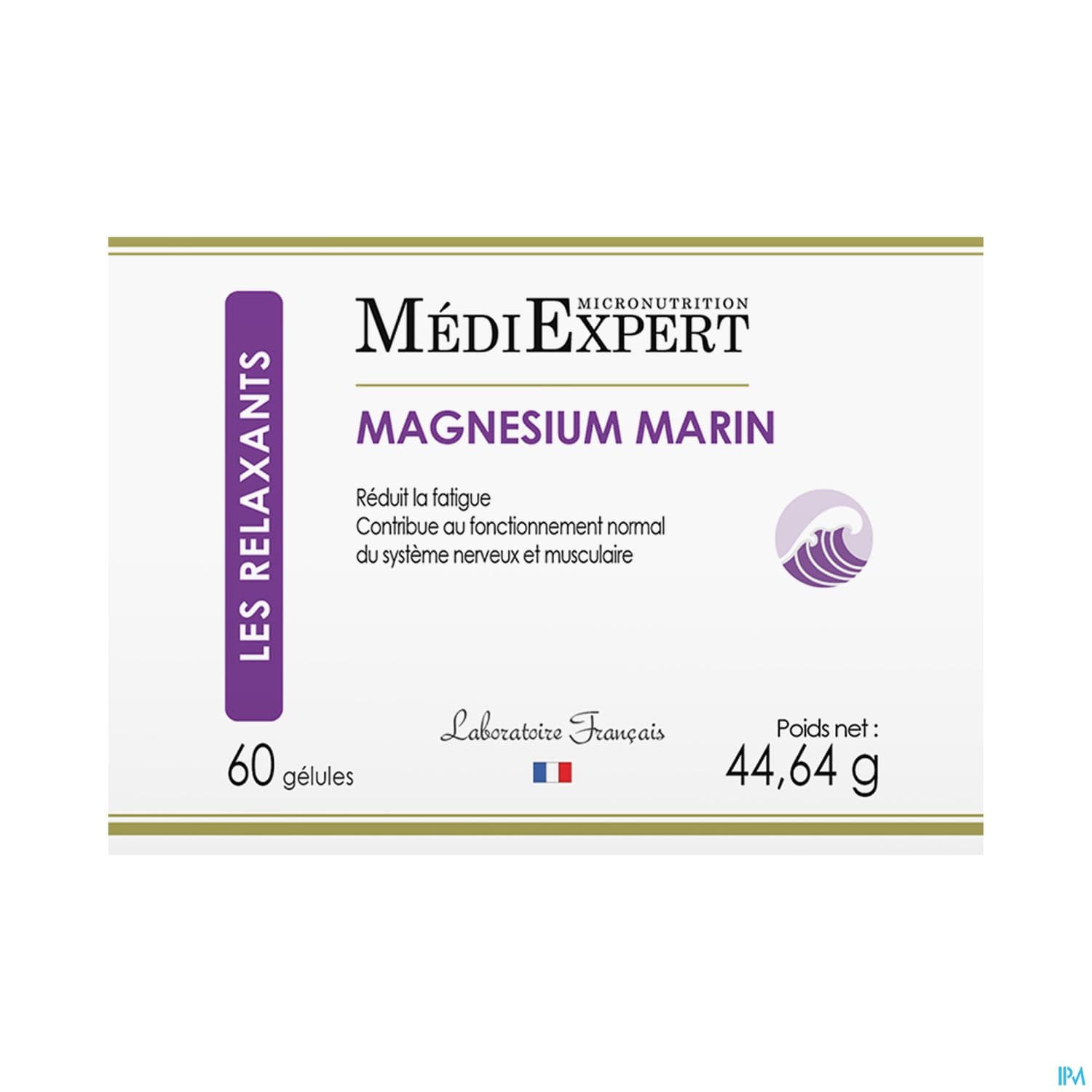 Mediexpert Magnesium Marin Gelule 60 — Pharmacie de la Gare