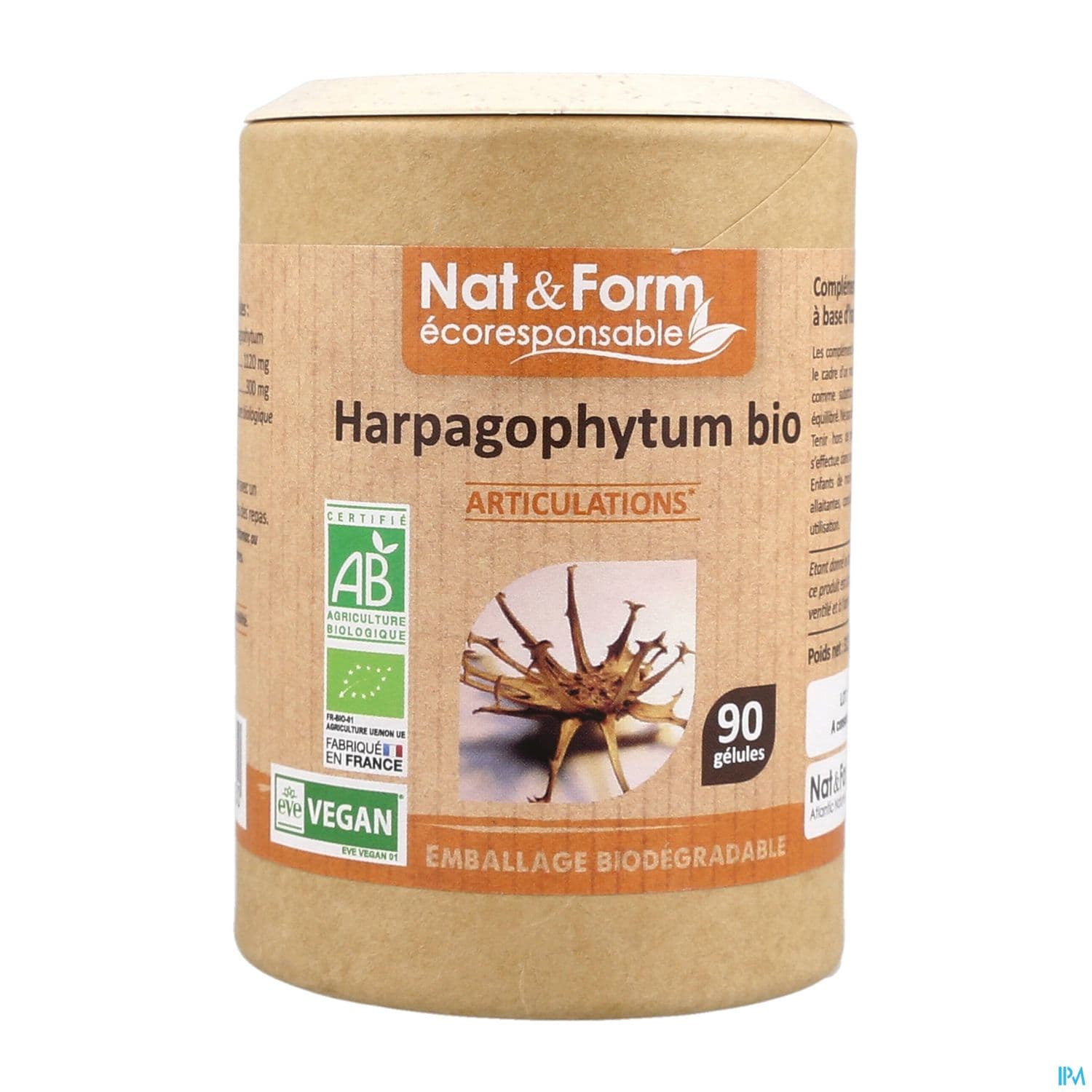 NAT&FORM ECO HARPAGO BIO GELVEG90